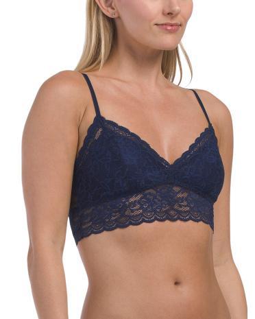 Pullover Lace Bralette for Women | Cotton/Nylon/Elastane Product Image