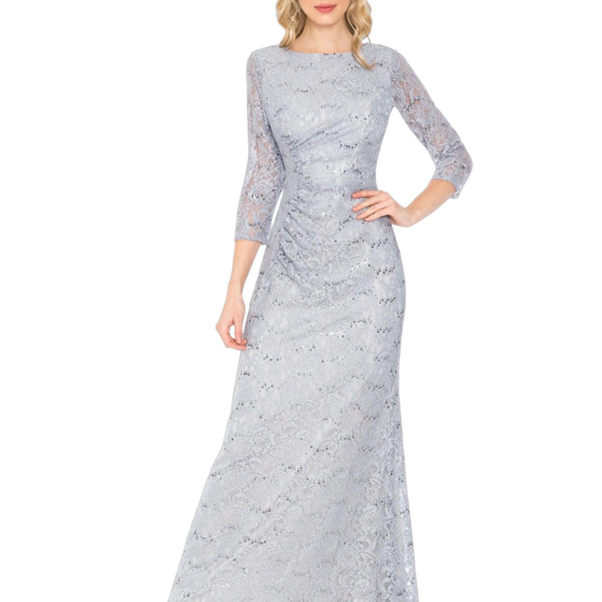 Lenovia Ruched Lace Dress Product Image