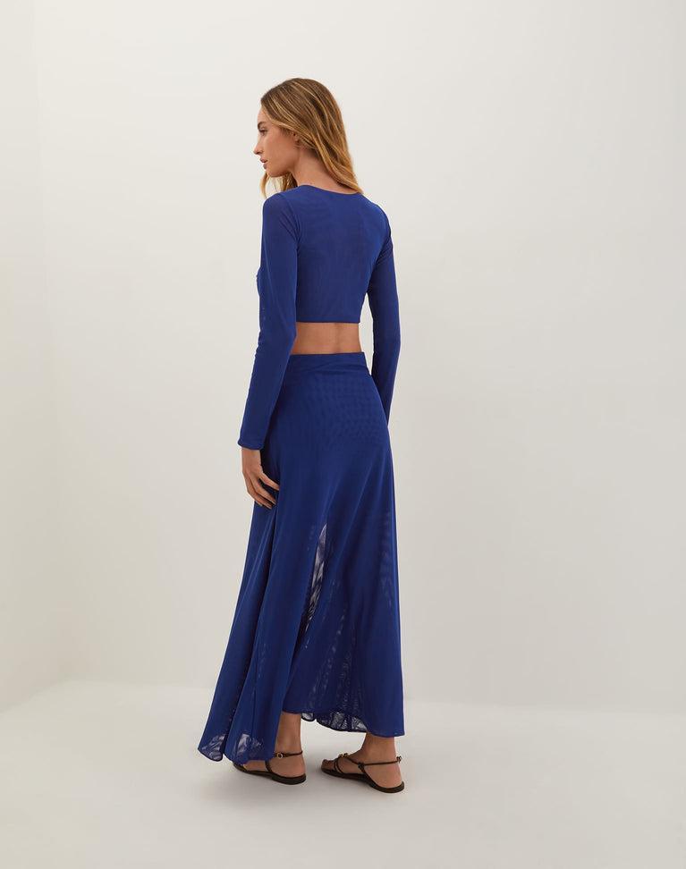Yarin Cropped Top - Sapphire Product Image