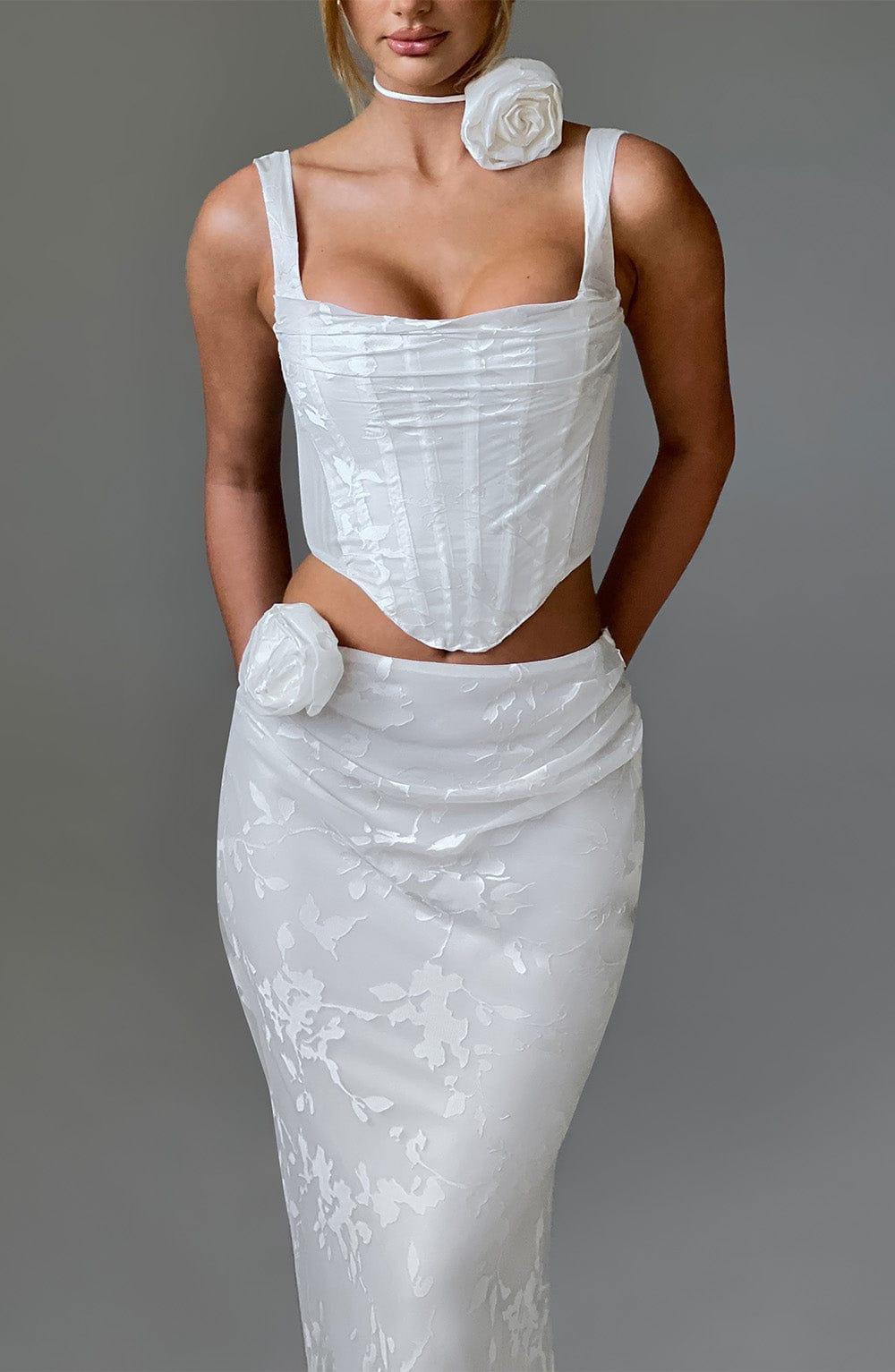 Elizabeth Maxi Skirt - Ivory Product Image