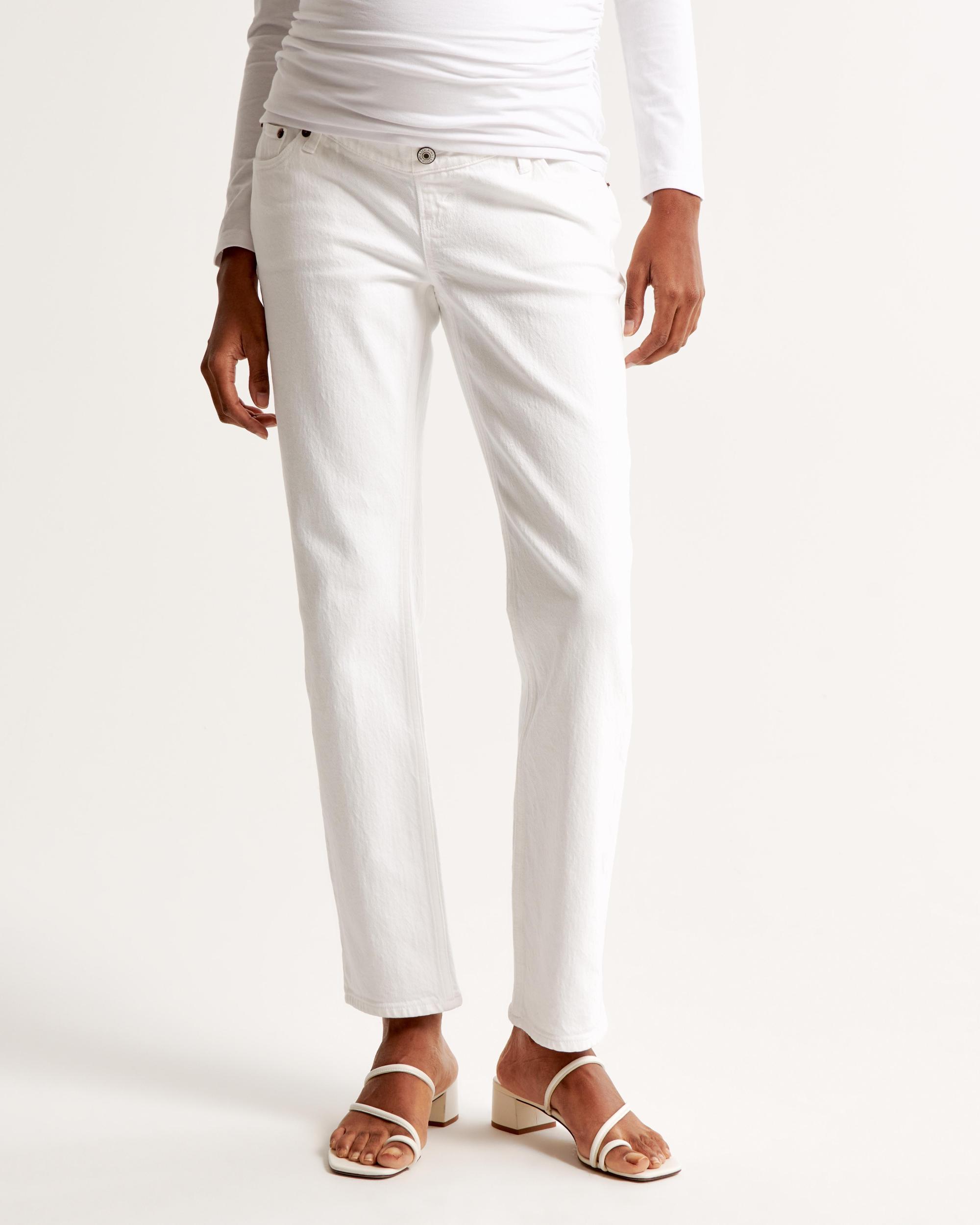 Maternity Ankle Straight Jean Product Image
