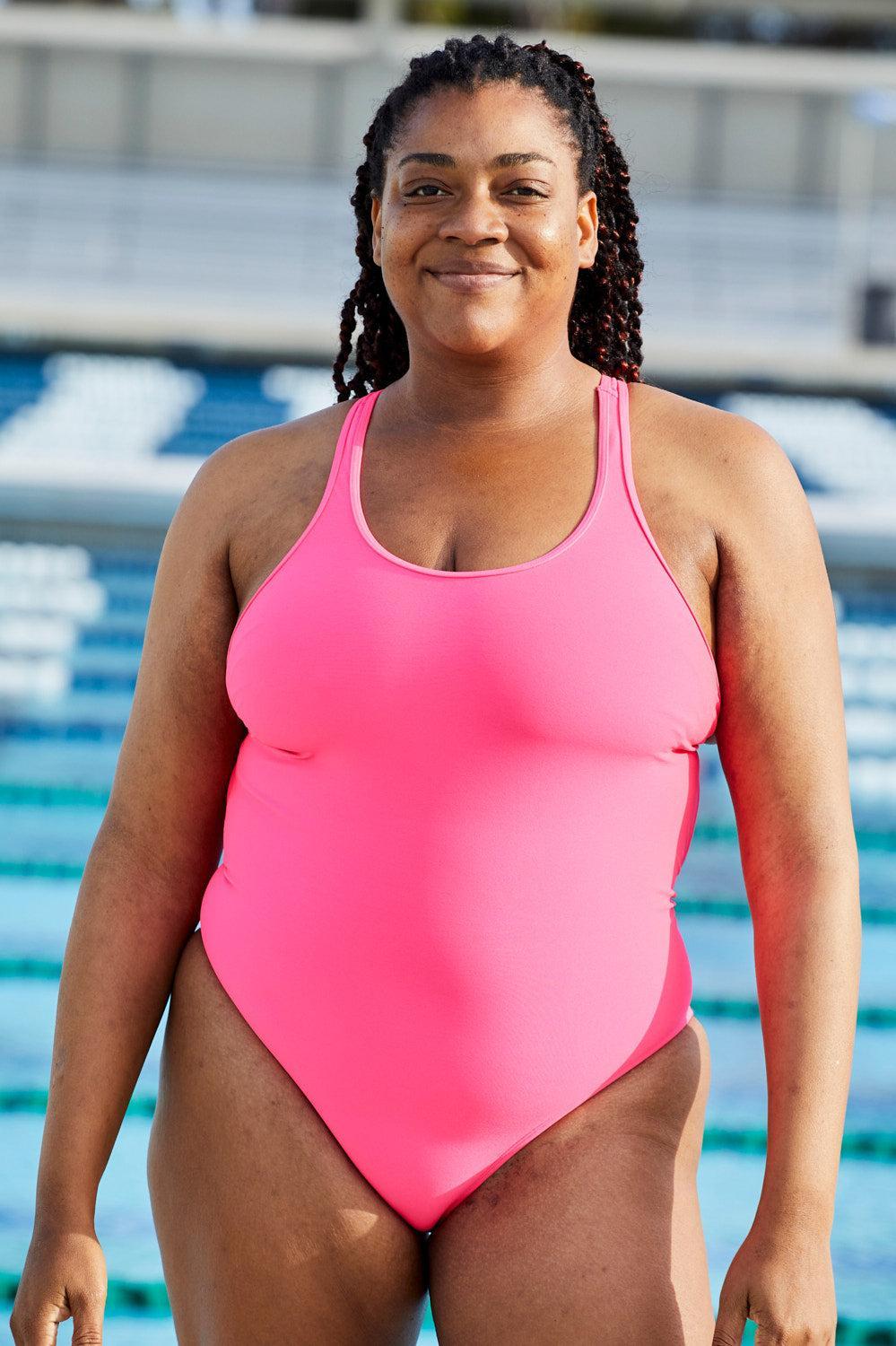 Betty One Piece Swimsuit - Hot Pink Female Product Image