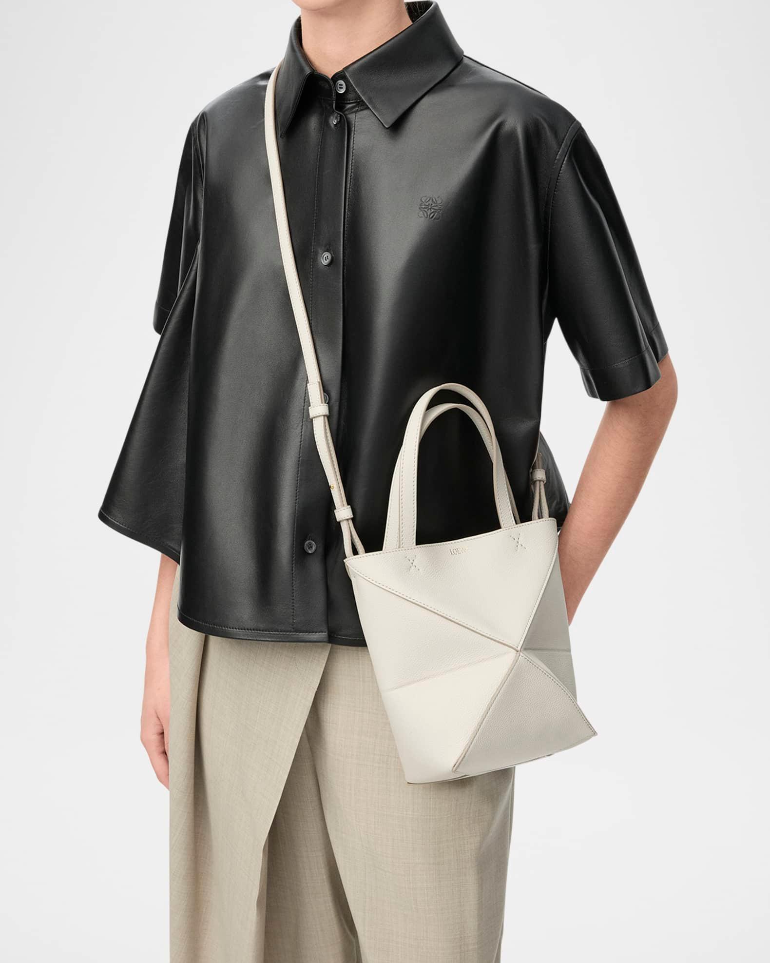 Puzzle Fold Mini Tote Bag in Calf Leather Product Image