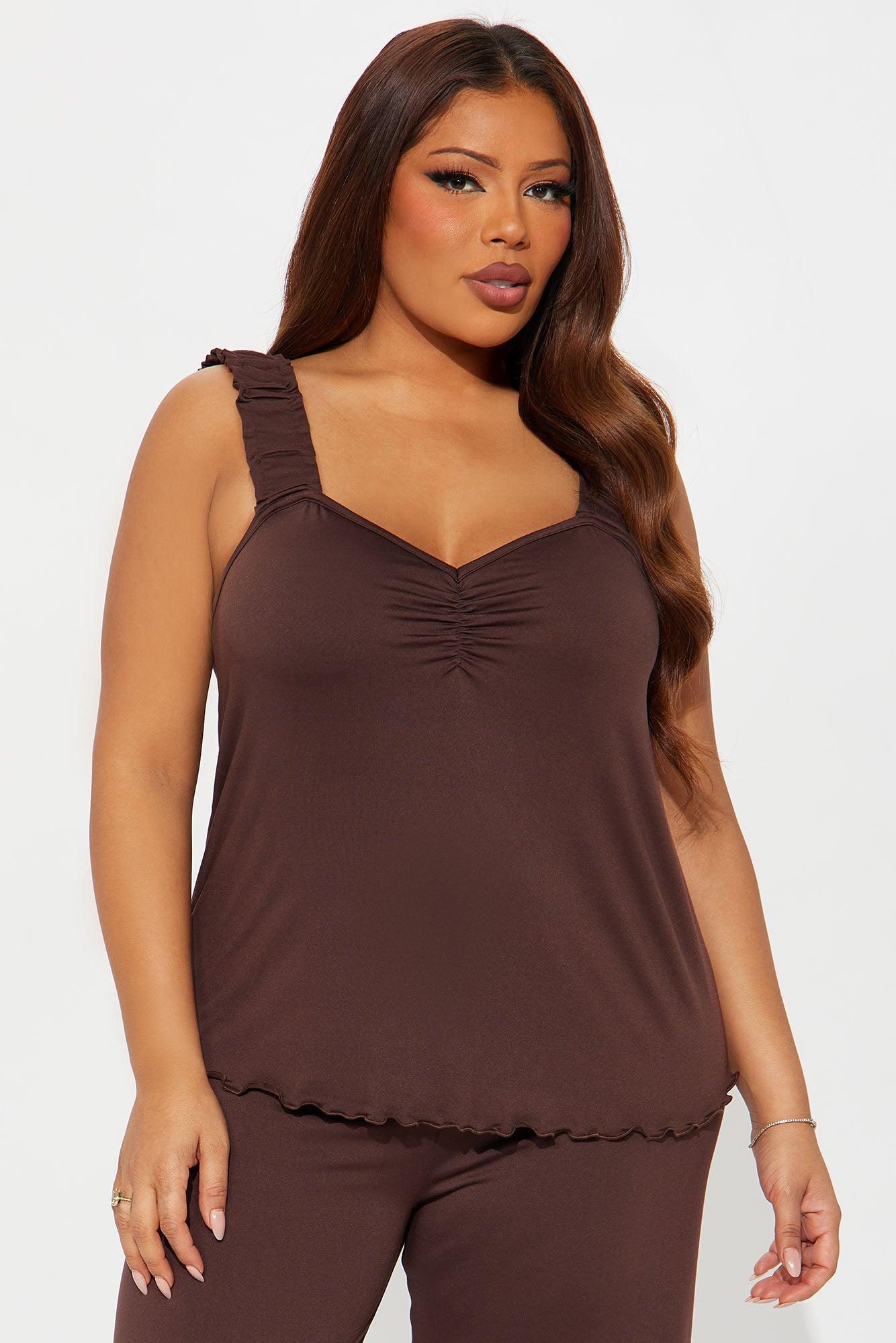 All A Dream PJ Pant Set - Chocolate Product Image