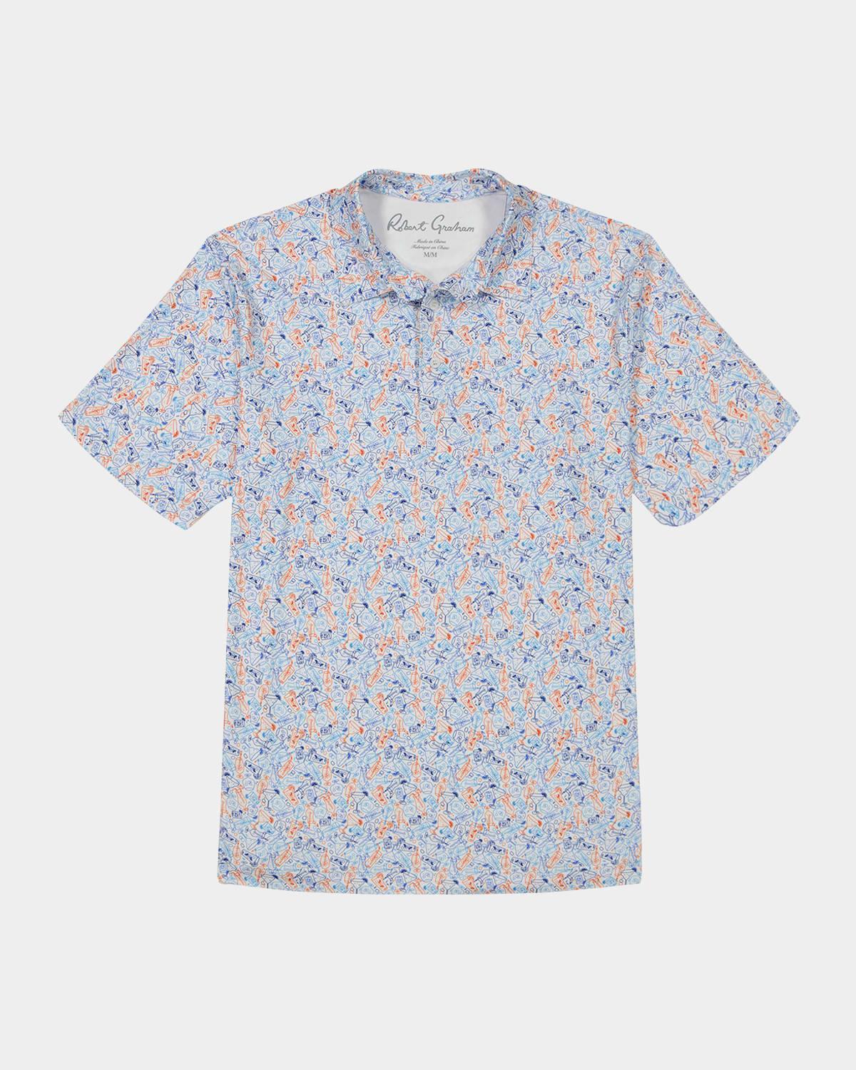 Mens Boozy Bogey Polo Shirt Product Image