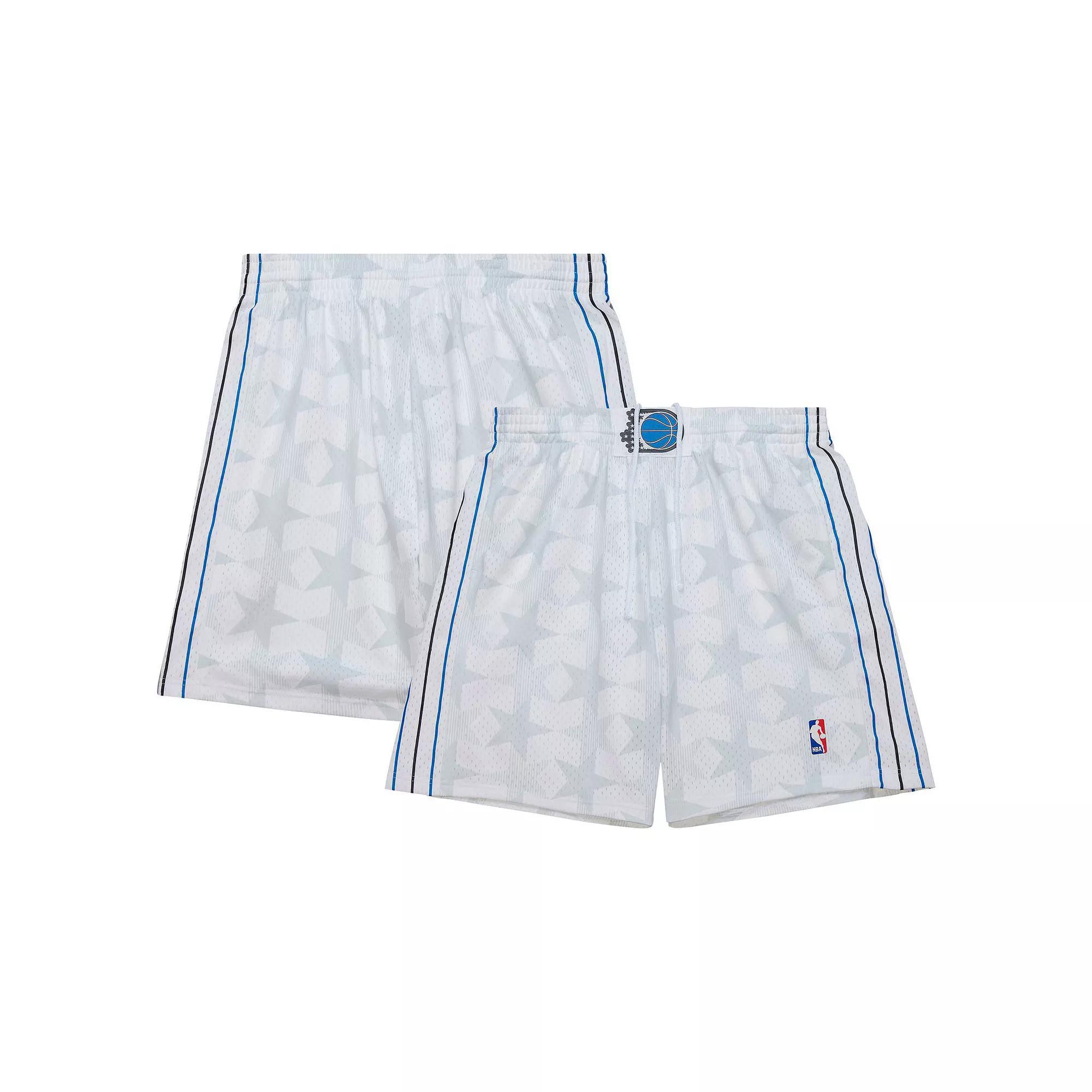 Men's Mitchell & Ness White Orlando Magic Magic 1998 Swingman Shorts, Size: 3XL, Mag White Product Image