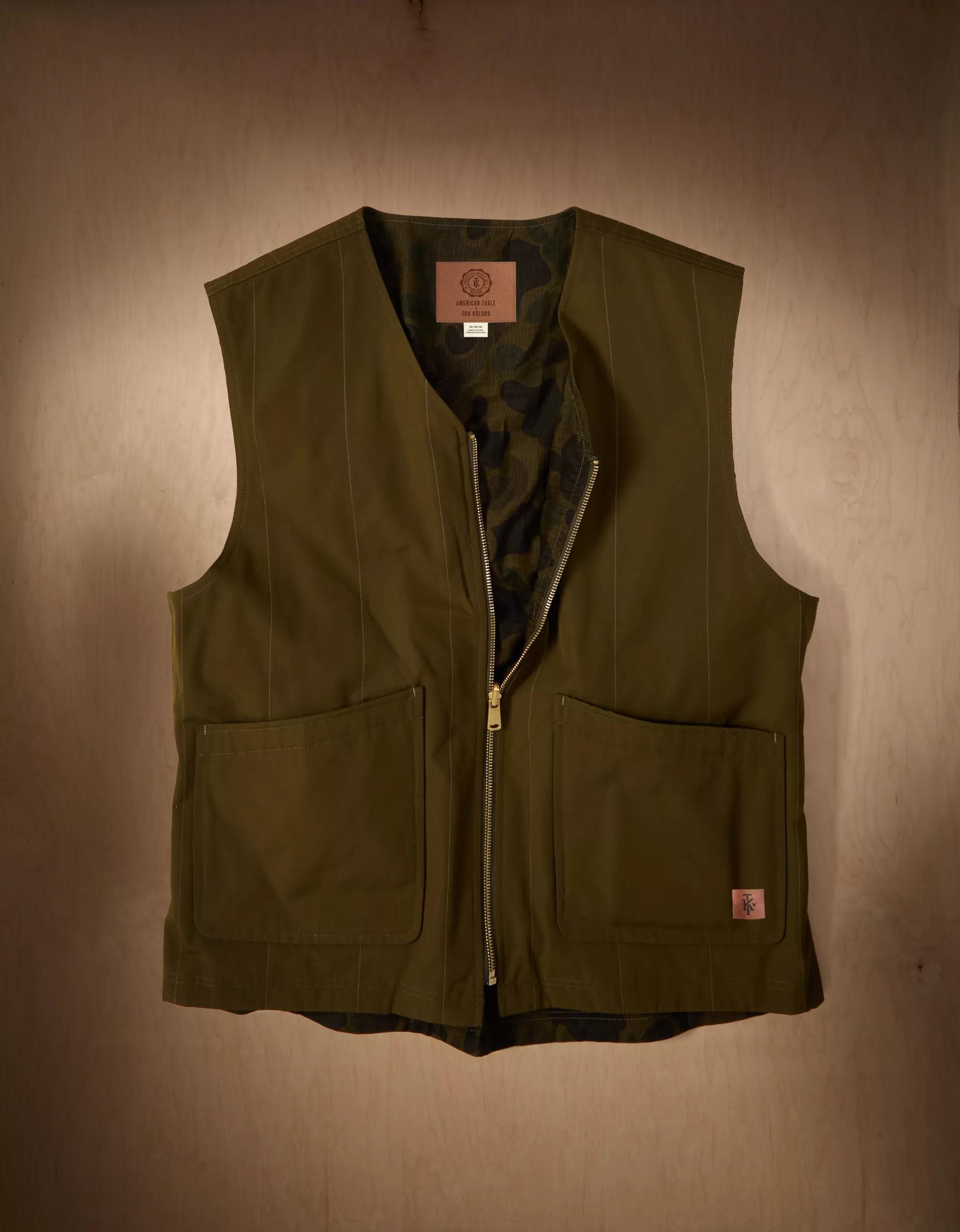 AE x Tru Kolors Reversible Quilted Vest Product Image