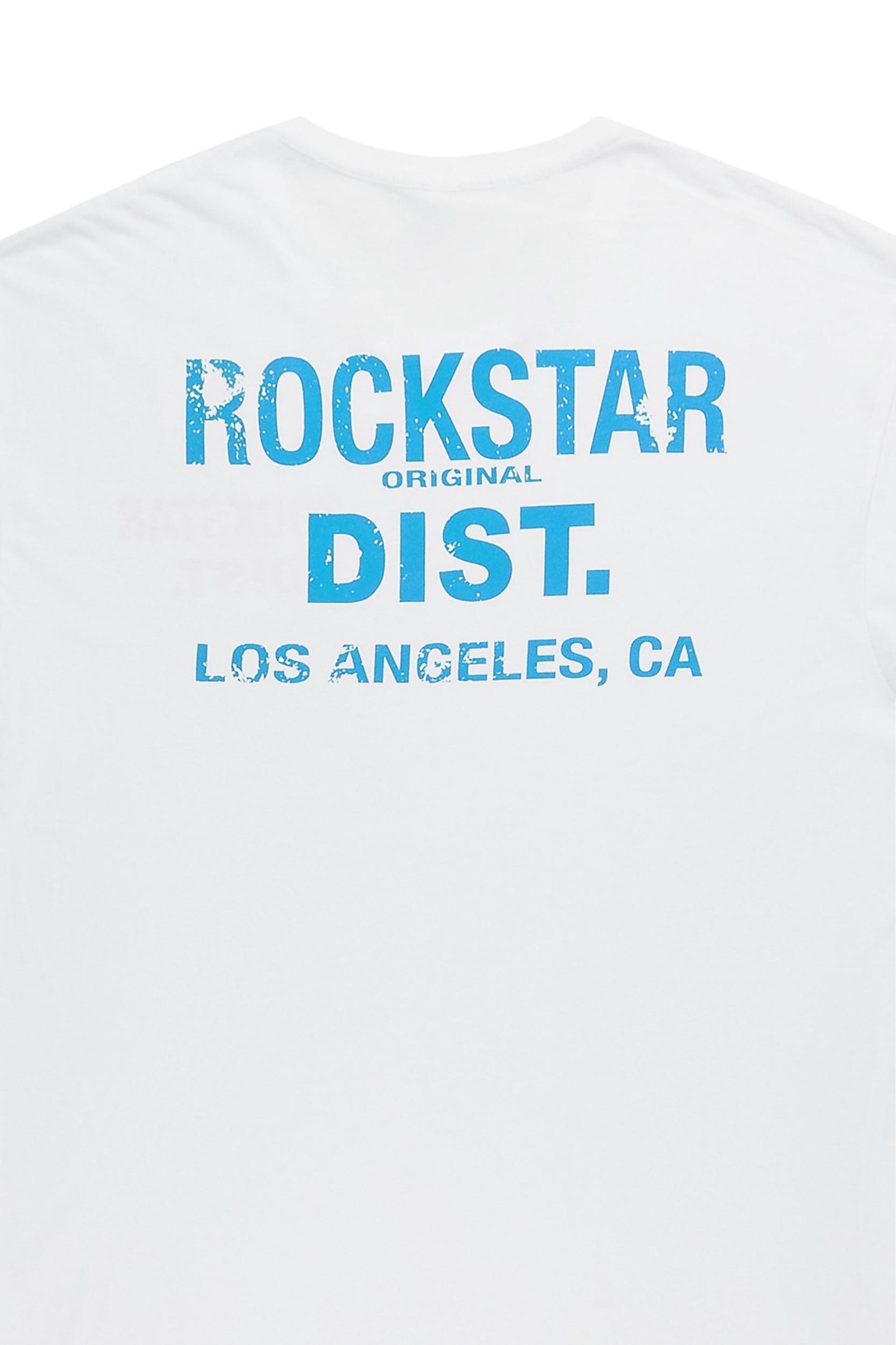 Lake White/Blue Graphic T-Shirt Male Product Image