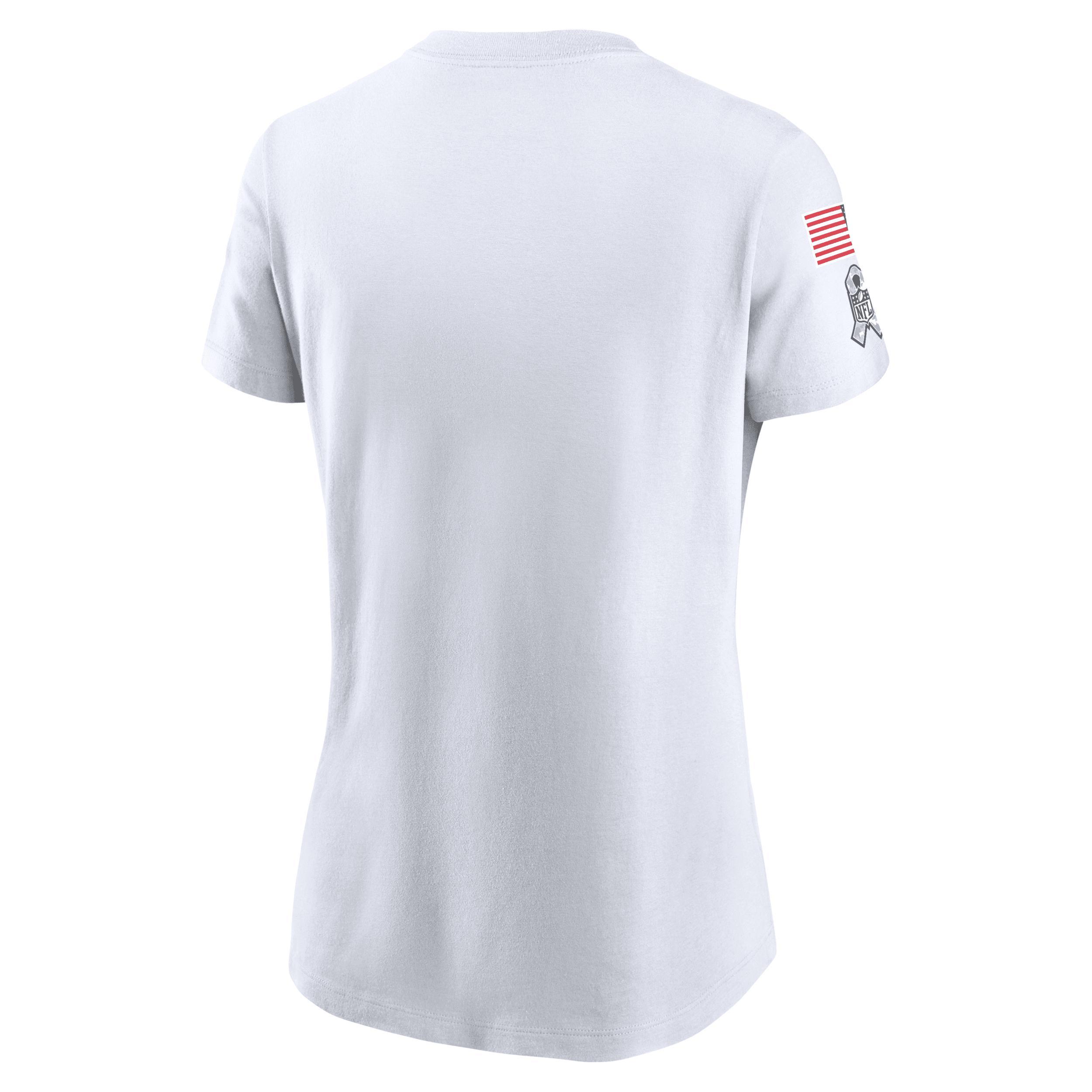 Women's Nike White New Orleans Saints 2024 Salute To Service Legend Performance T-Shirt, Size: Medium Product Image