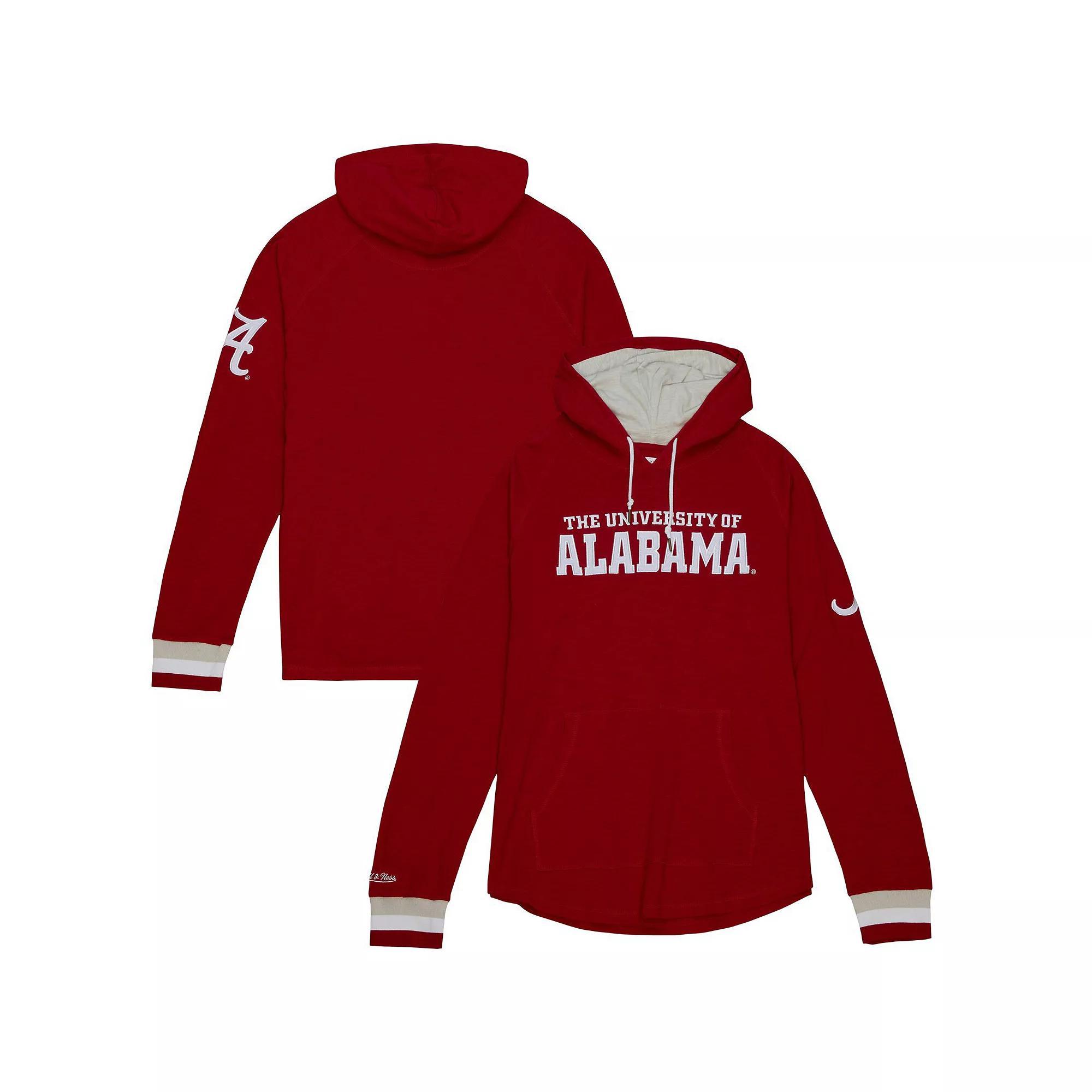 Men's Mitchell & Ness Crimson Alabama Crimson Tide Legendary Raglan Pullover Hoodie, Size: Large, Red Product Image