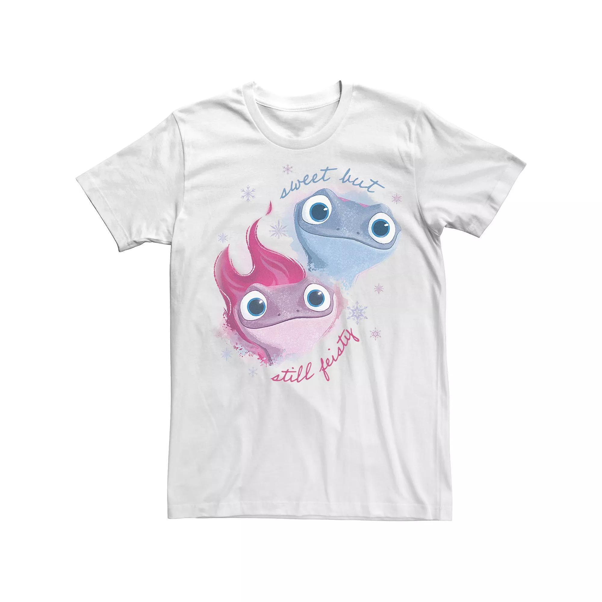 Disney's Frozen 2 Bruni Sweet Still Feisty Men's Tee, Size: Small, White Product Image