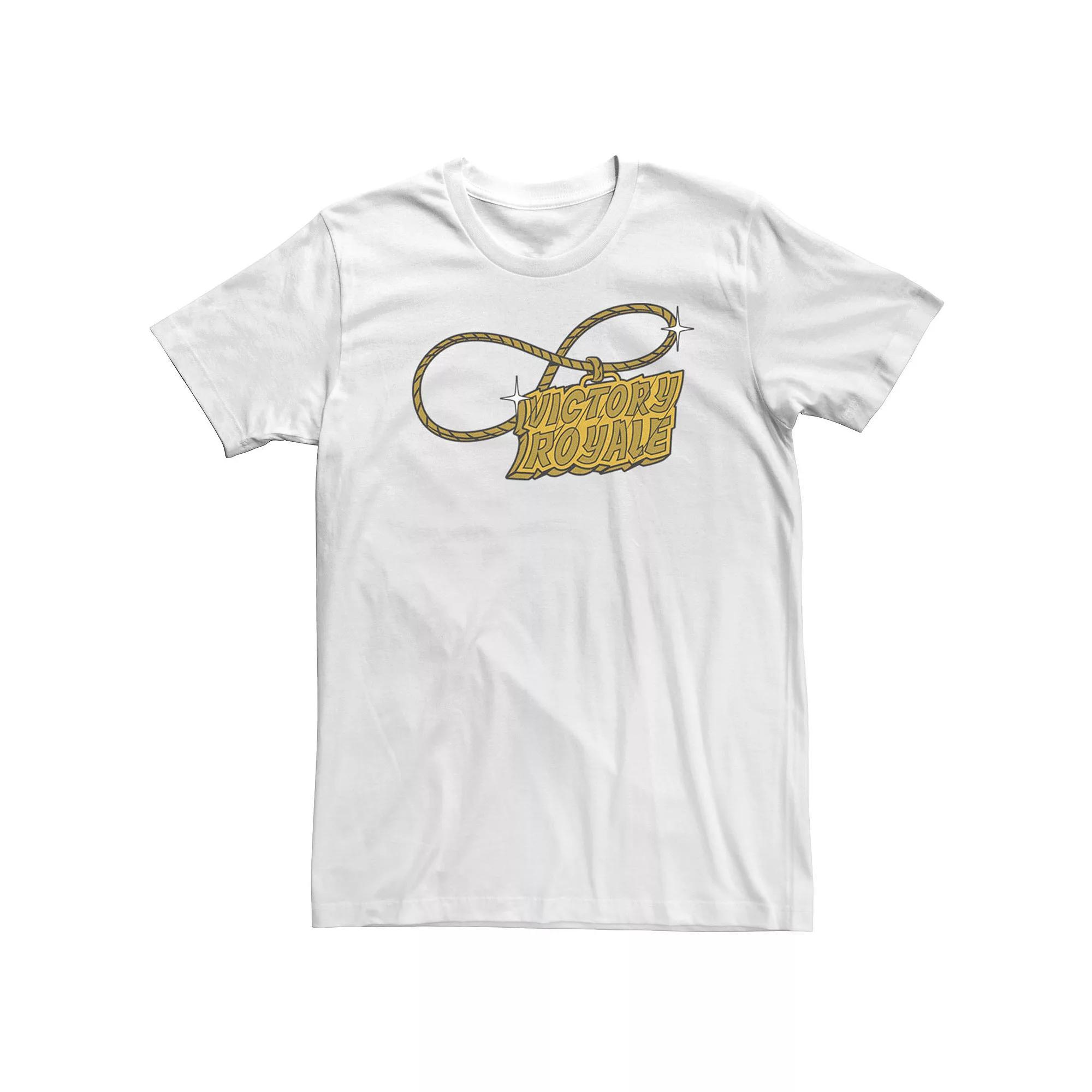 Men's Fortnite Victory Royale Gold Chain Tee, Size: XS, White Product Image