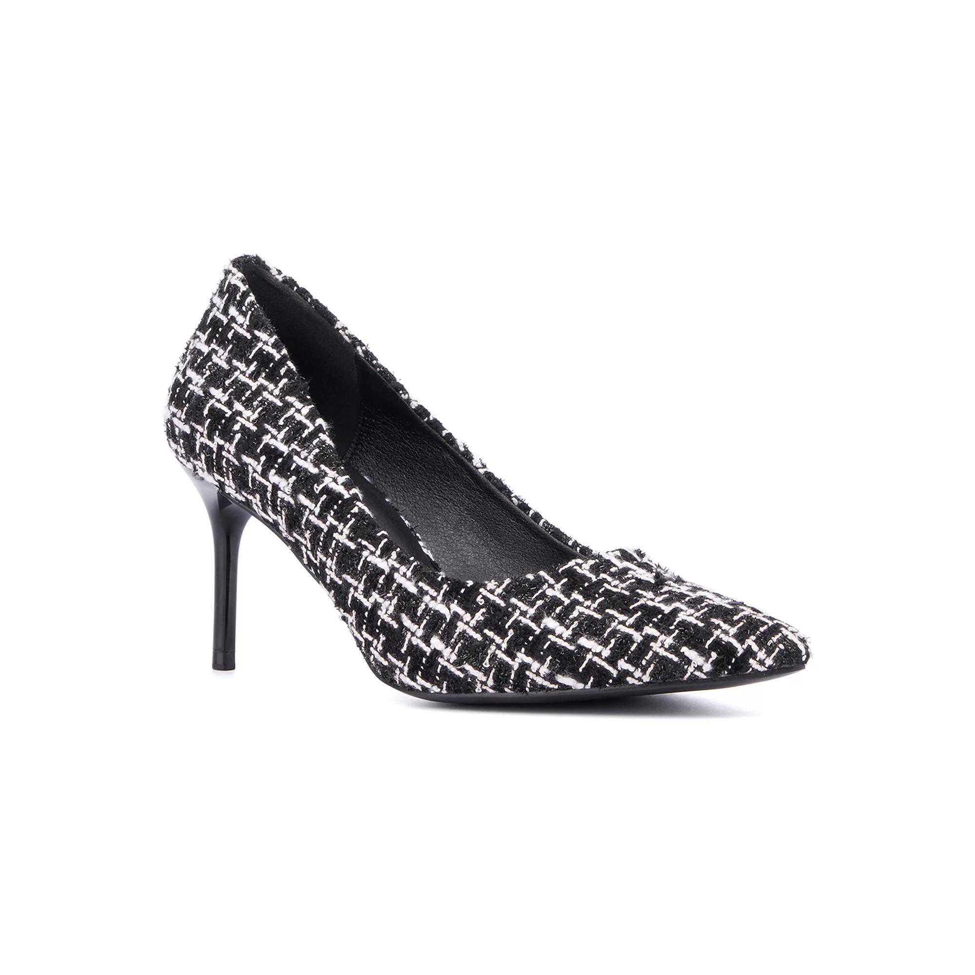 New York & Company® Belle Women's Pumps, Size: 11, Black Boucle Product Image