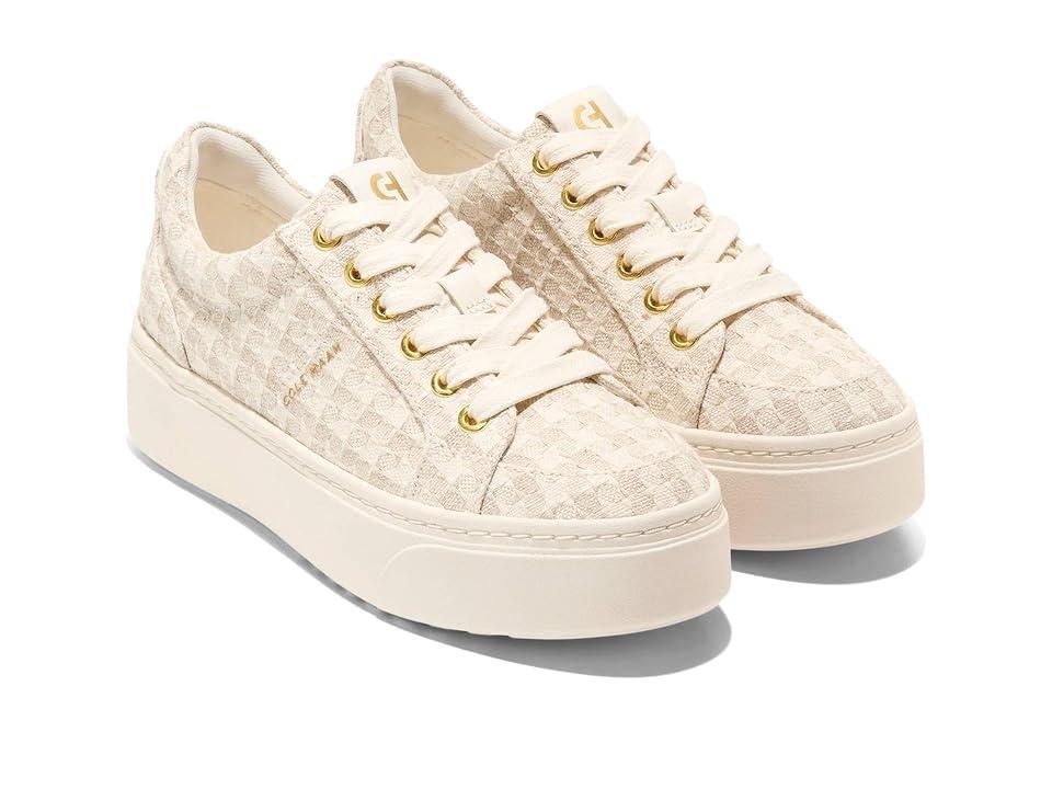 Cole Haan Womens GrandPr Max Platform Sneaker - White Size 8.5 Product Image