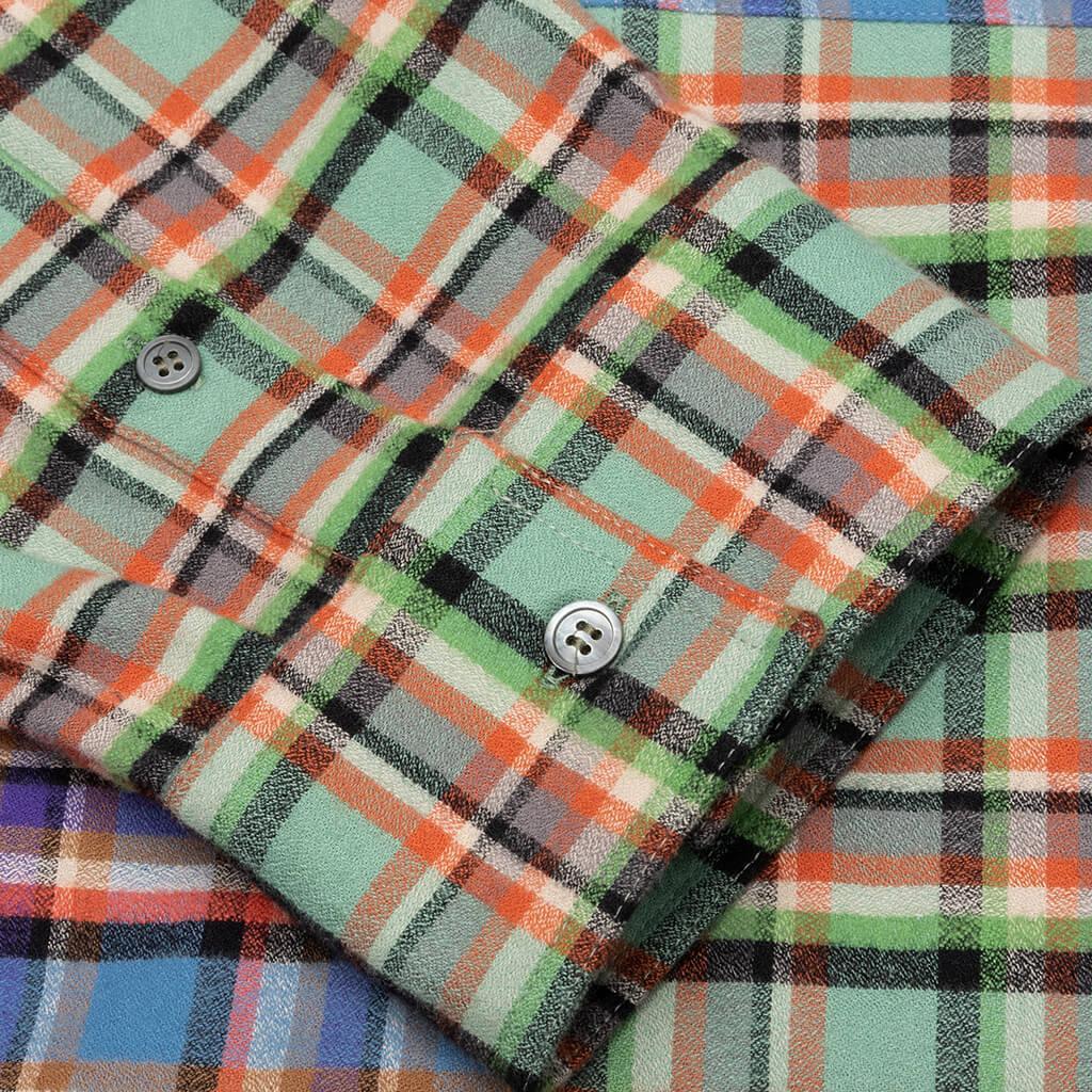 L/S Patchwork Shirt - Opal Male Product Image