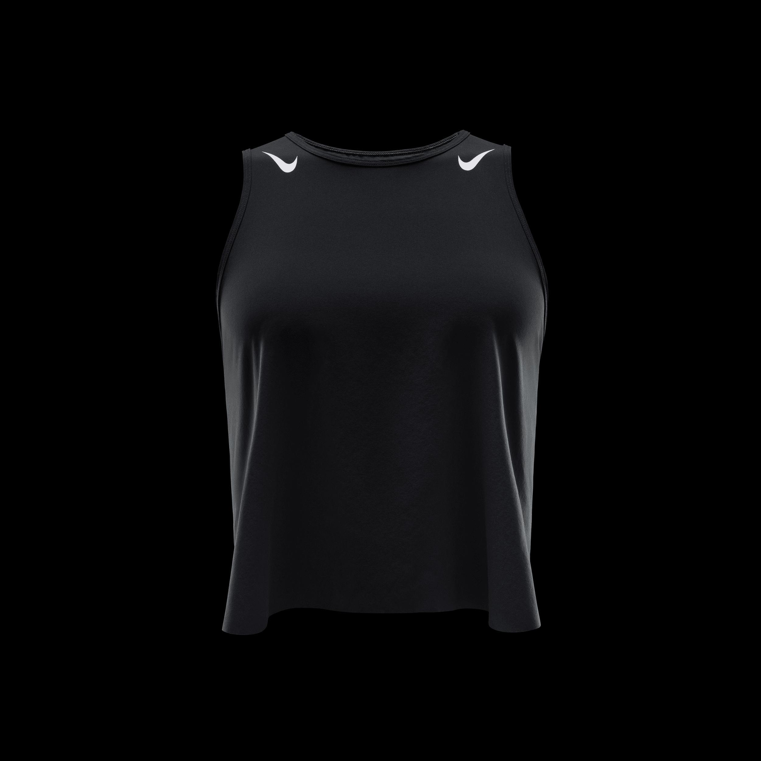 Nike Women's AeroSwift Dri-FIT ADV Cropped Running Tank Top Product Image