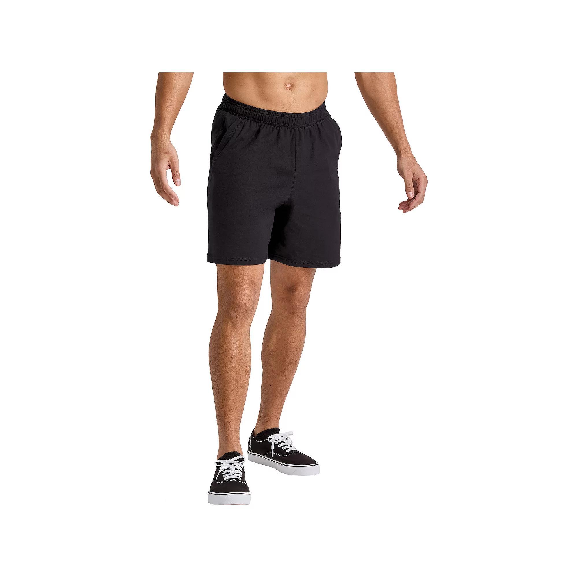 Men's Hanes® Originals Shorts, Size: Large, Black Product Image