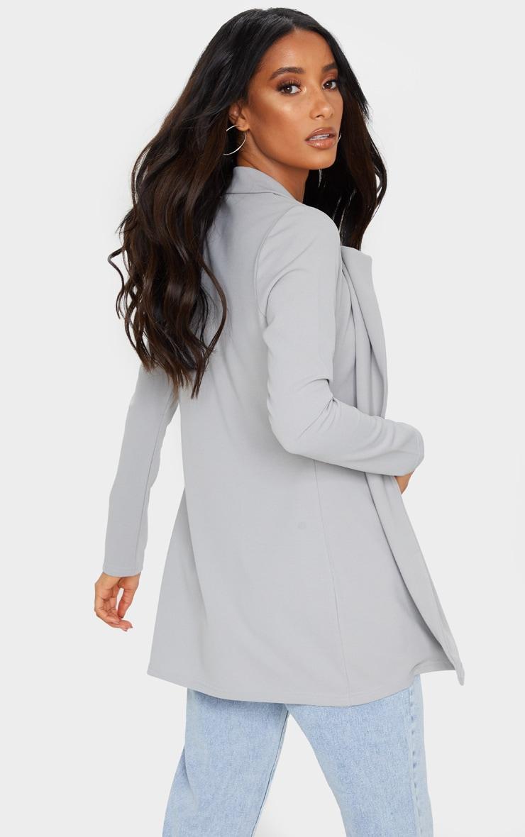 Grey Longline Blazer Product Image