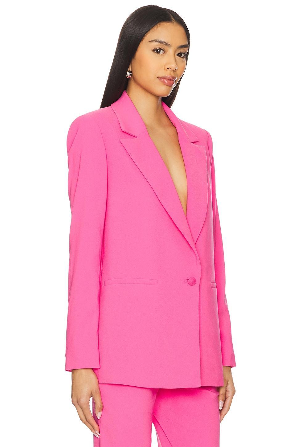 Denny Notch Collar Boyfriend Blazer Alice + Olivia Product Image