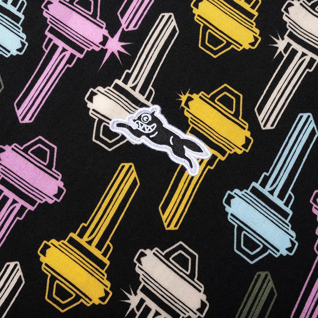 Keys S/S Woven Shirt - Black Male Product Image