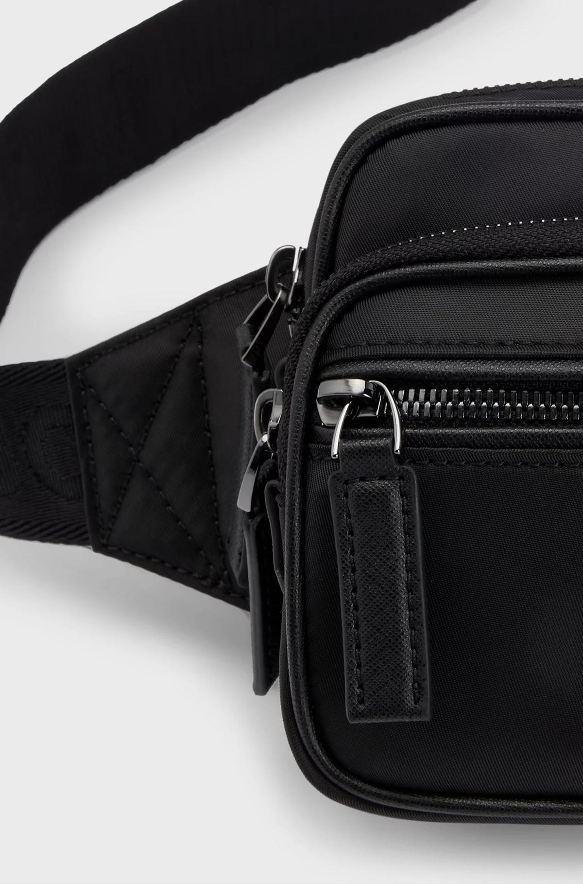 Boss Twill Belt Bag with Double B Monogram Product Image
