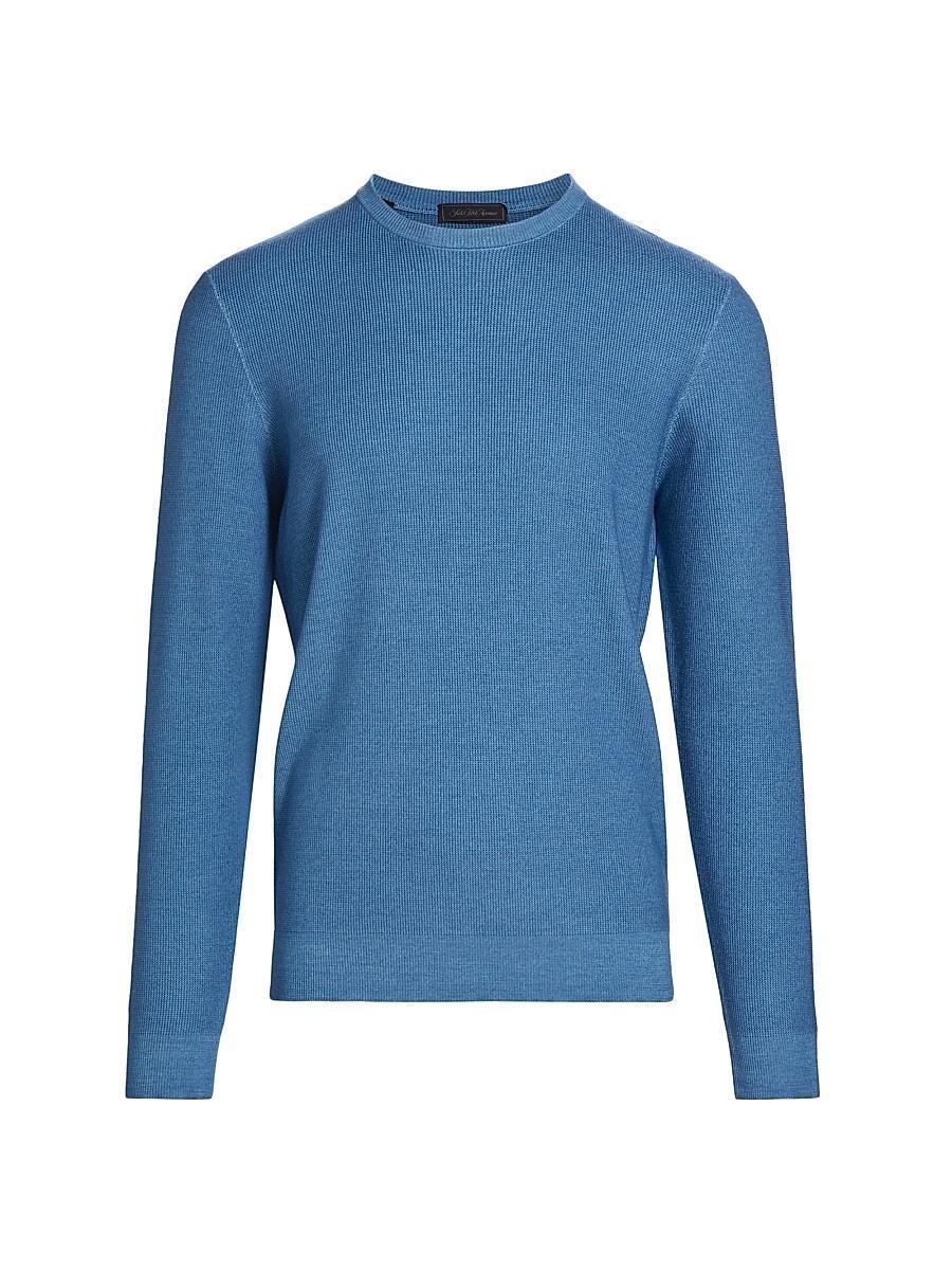 Mens COLLECTION Garment-Dyed Crewneck Sweater Product Image
