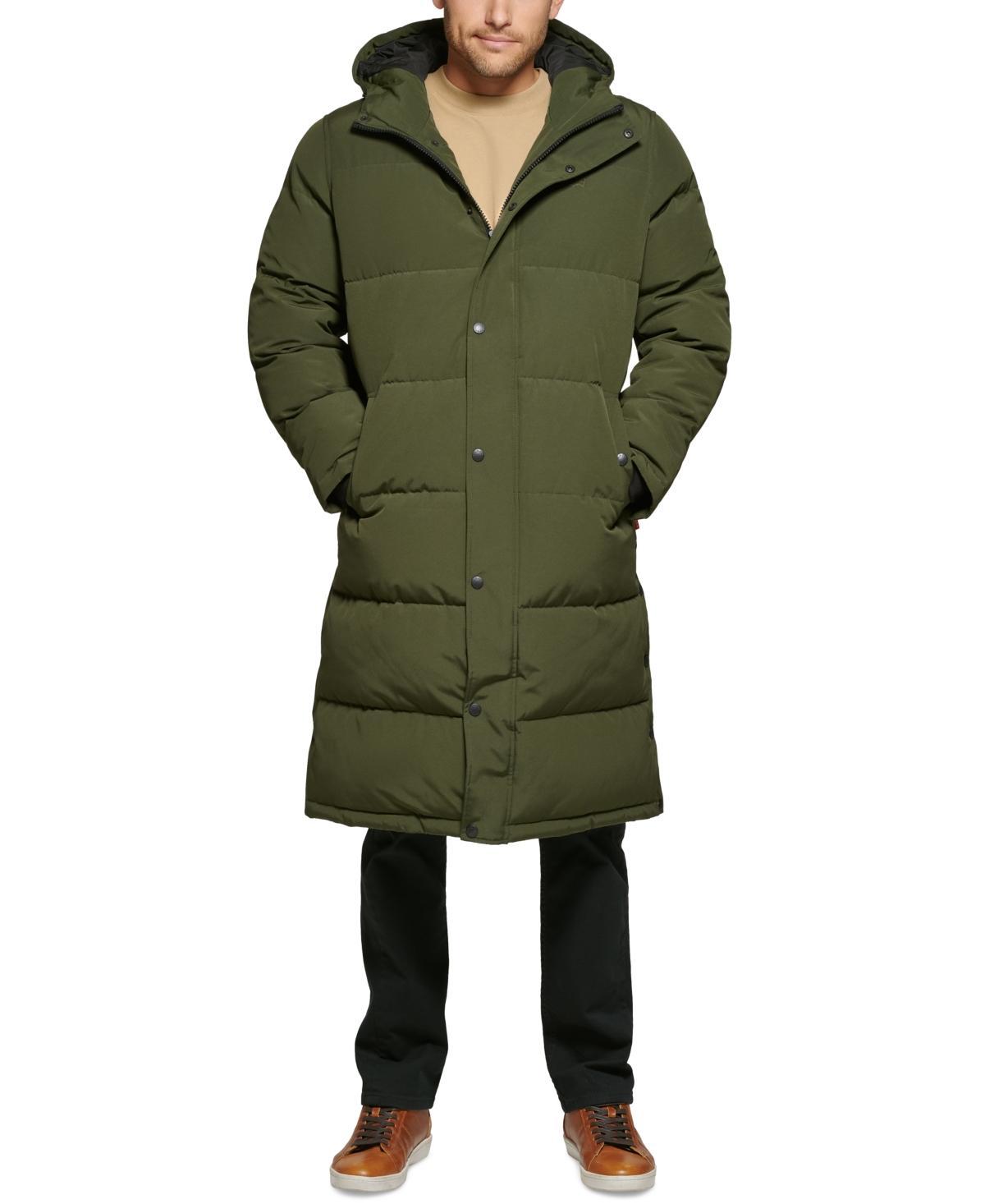Men's Levi's® Oversized Long Quilted Parka Jacket, Size: Small, Red Bandana Print Product Image