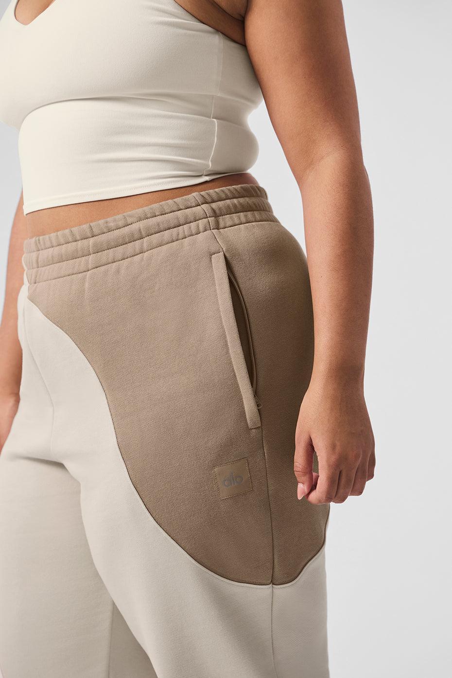 Make Waves Sweatpant - Ivory/Bone/Gravel Product Image