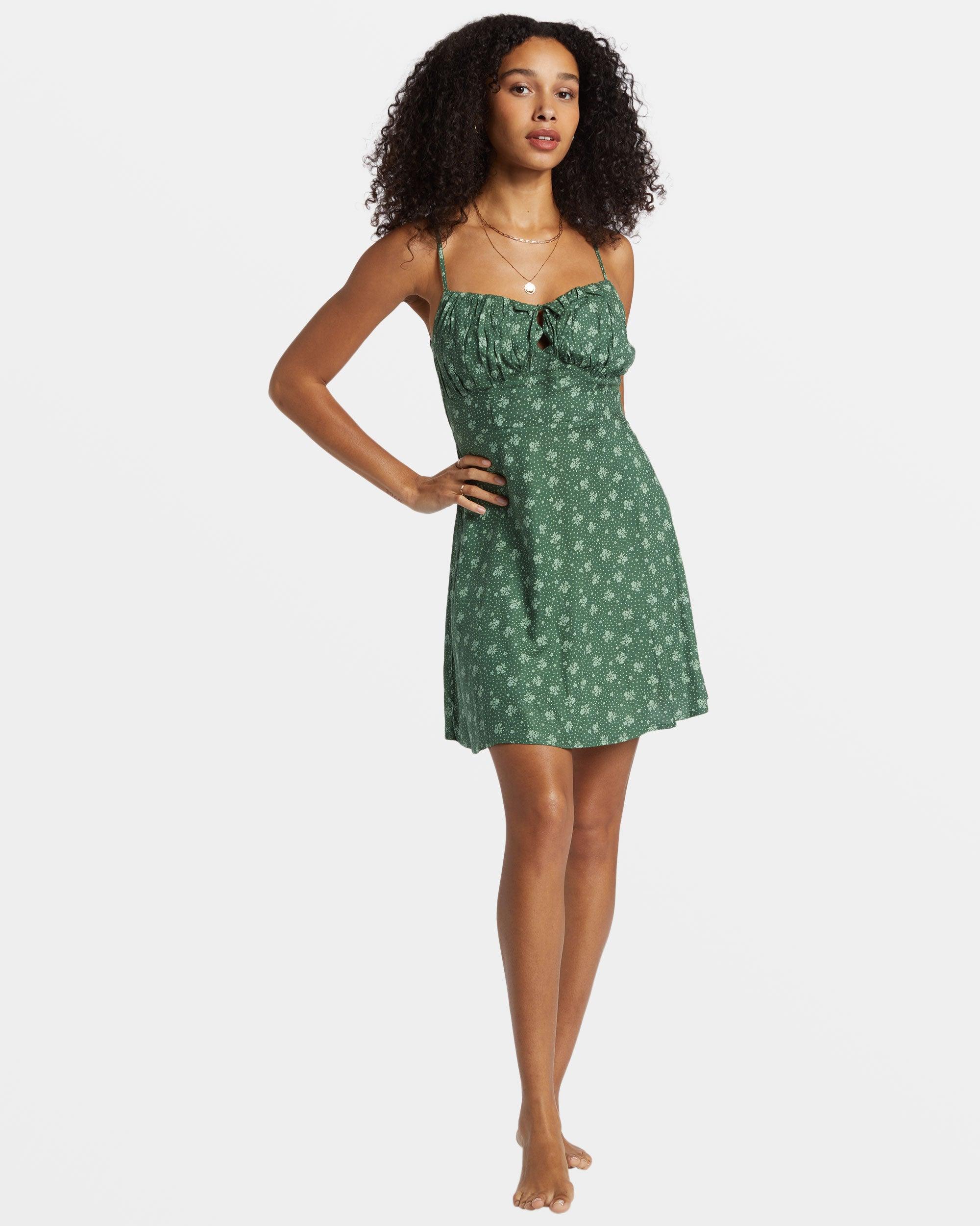 Island Calling Mini Dress - Emerald Bay Female Product Image