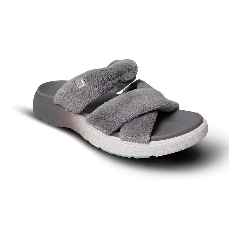 Mykos Tiki Women's Slide Sandals, Size: 7, Grey Product Image