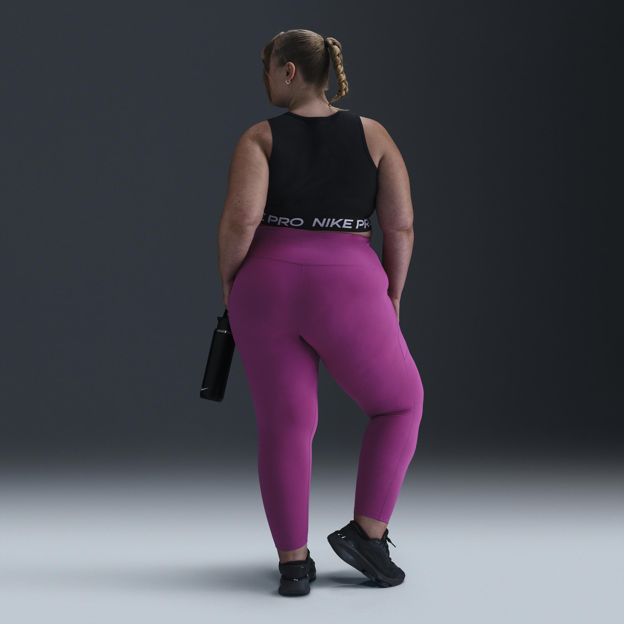 Nike One Women's High-Waisted 7/8 Leggings with Pockets (Plus Size) Product Image