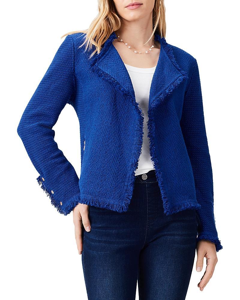 Nic+Zoe Fringe Mix Knit Jacket Product Image