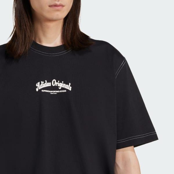 adidas Wabash Tee Black L Mens Product Image