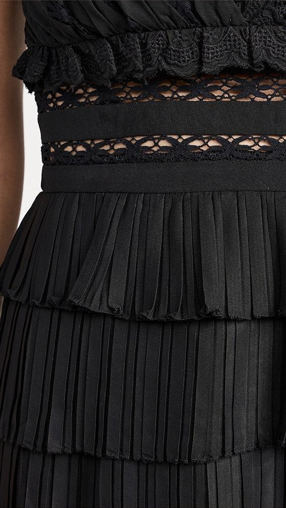 Sea Antonina Solid Cotton Tiered Dress | Shopbop Product Image
