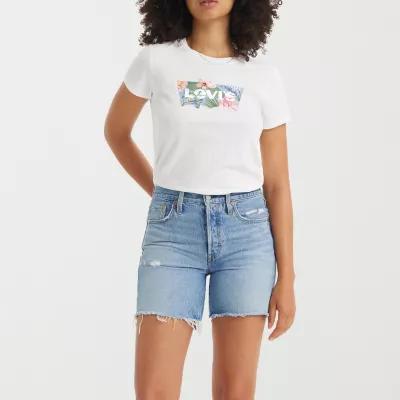 Levi's The Perfect Tee Womens Crew Neck Short Sleeve T-Shirt Product Image