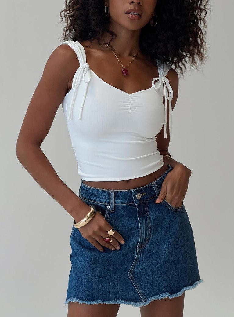 Crystal Bay Skort Mid Wash Product Image