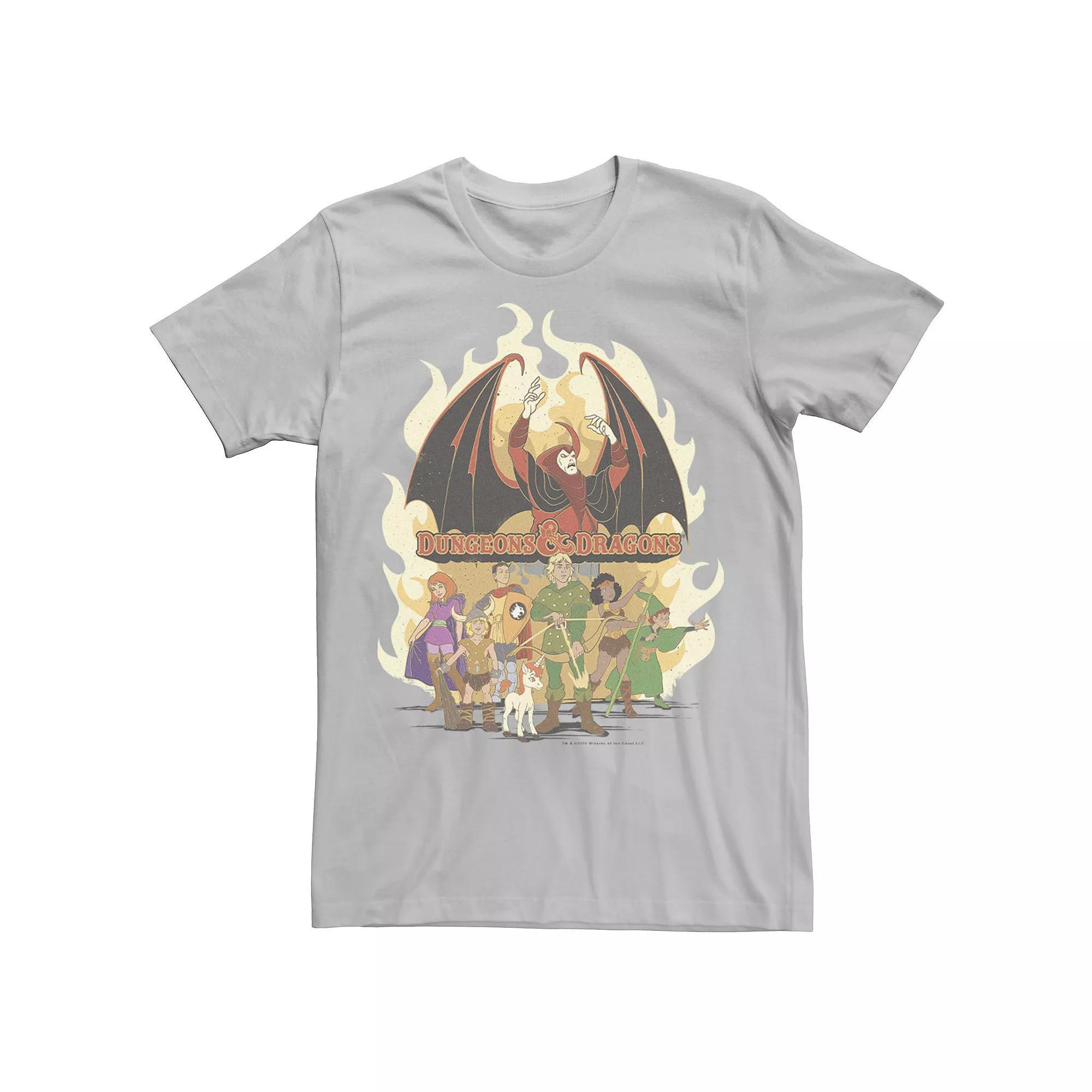 Men's Dungeons & Dragons Slayers Tee, Size: XL, Silver Product Image