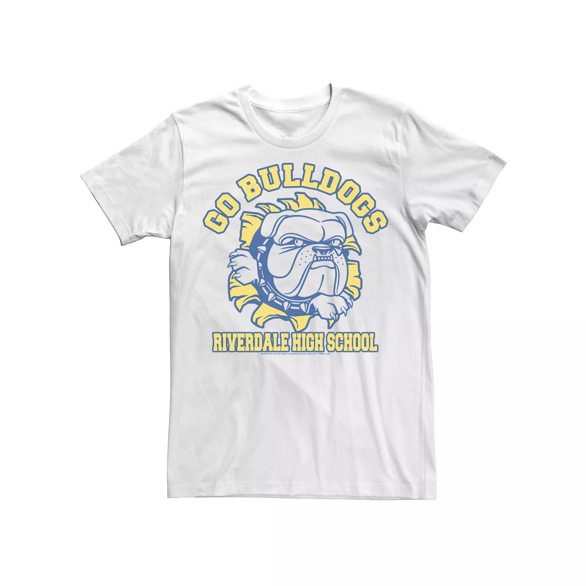 Men's Archie Riverdale High School Bulldogs Tee, Size: Medium, White Product Image