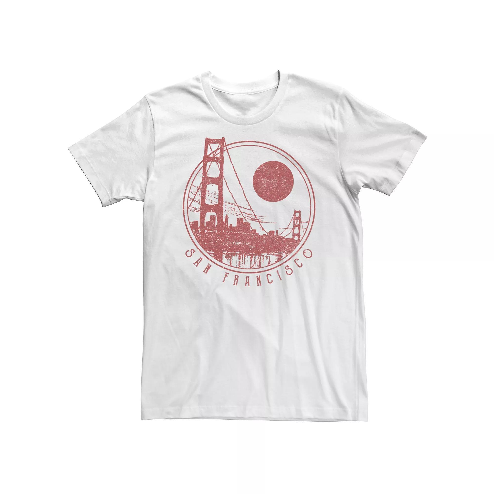 Big & Tall Trendy San Francisco Redux Tee, Men's, Size: 5XL, White Product Image