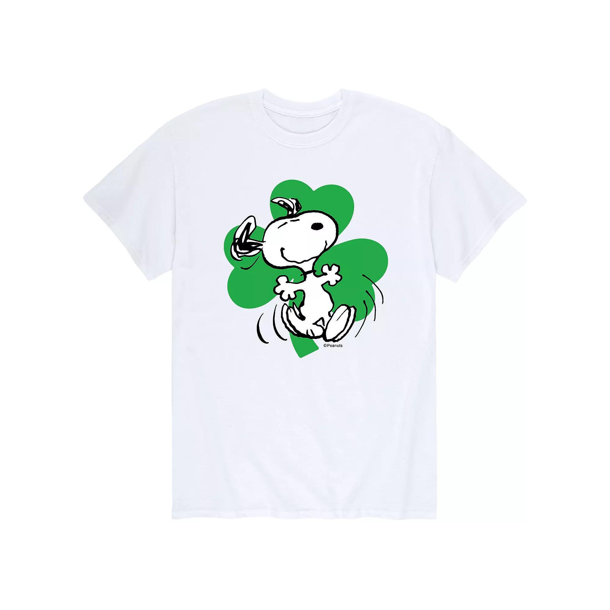 Mens Peanuts Dancing Snoopy St. Patricks Day Tee Product Image