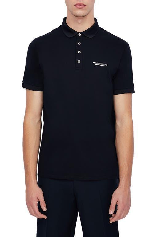 Armani Exchange Core Milan Short Sleeve Polo Shirt Product Image