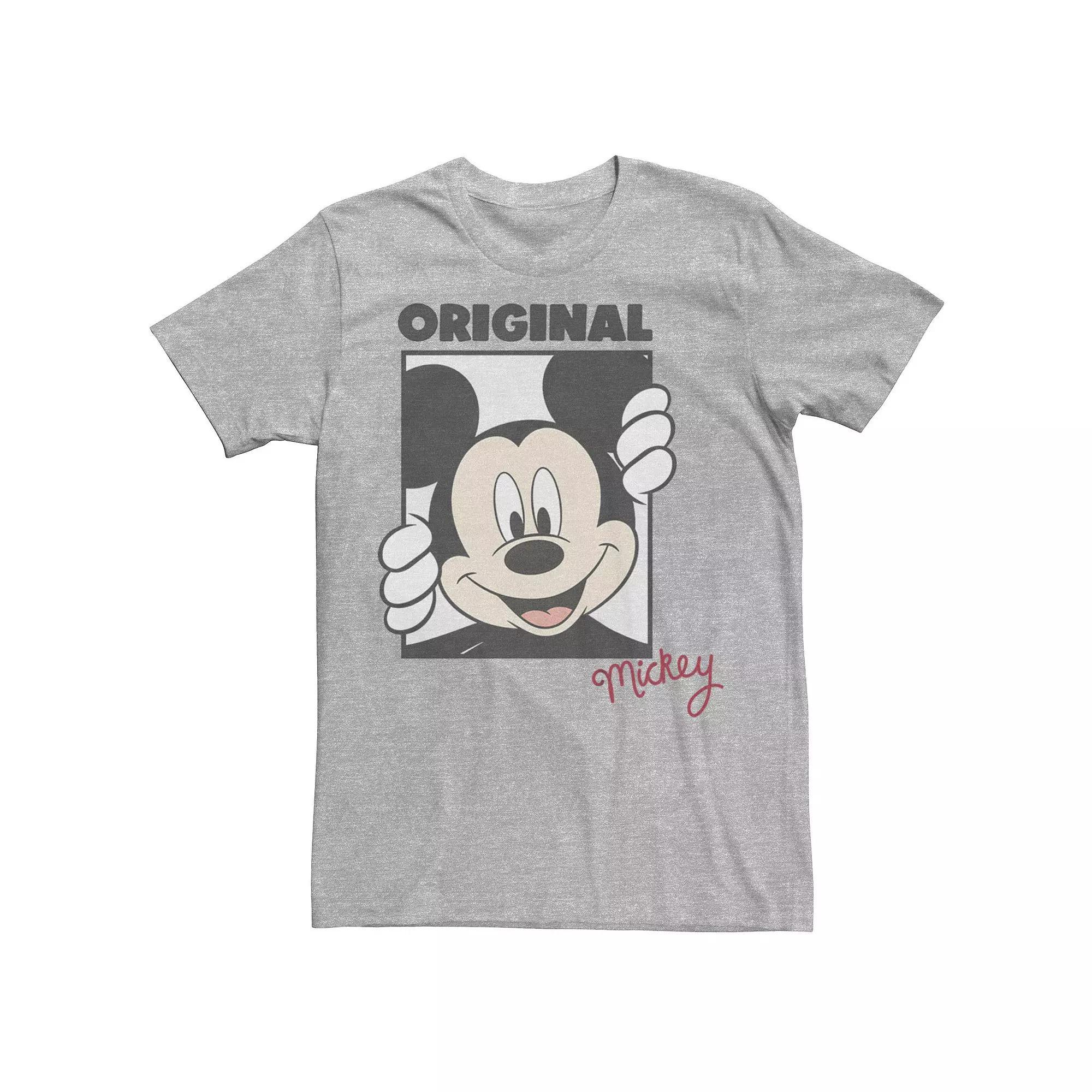 Disney's Mickey Mouse Original Mickey Men's Graphic Tee, Size: XXL, Athletic Grey Product Image