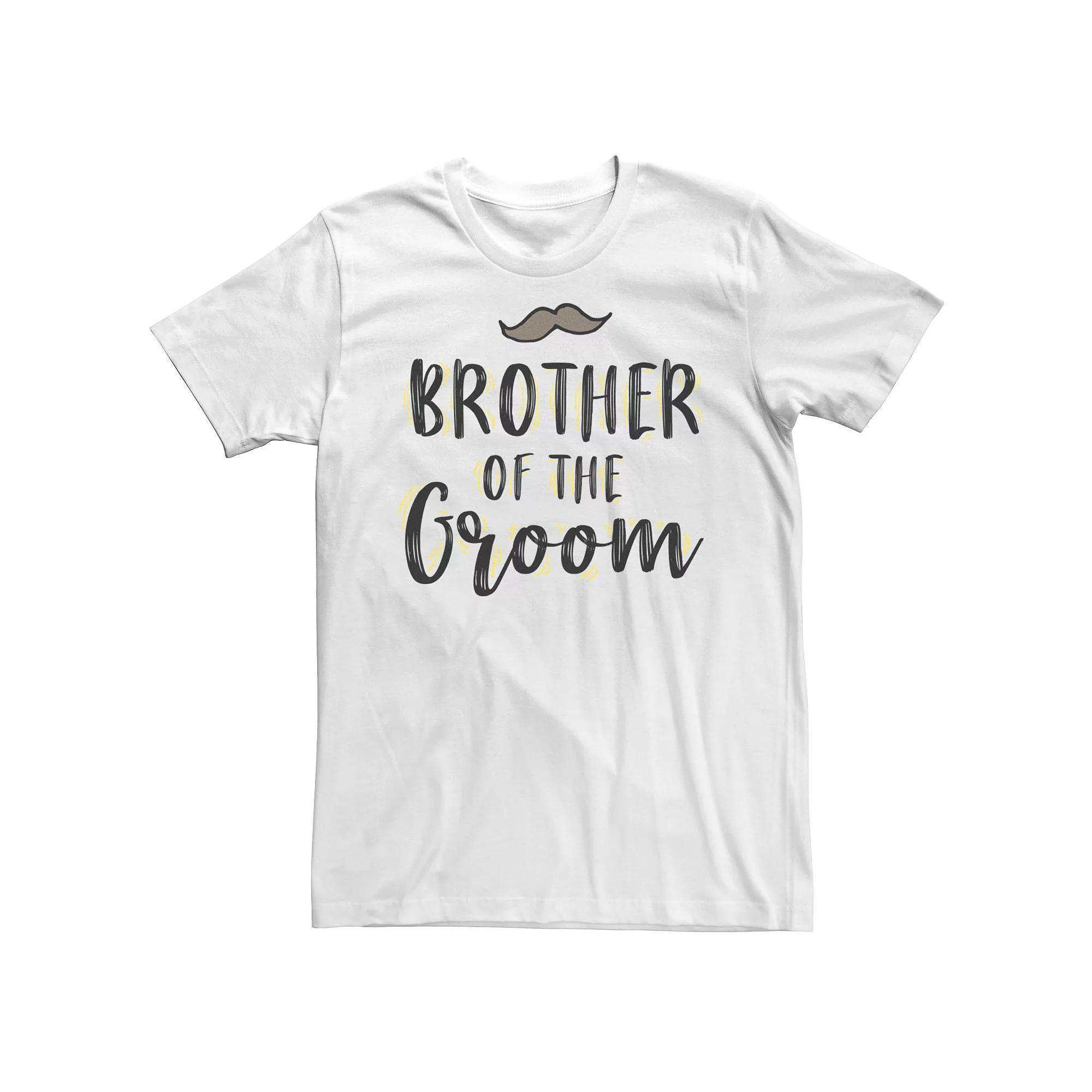 Men's Brother Of The Groom Tee, Size: 3XL, White Product Image