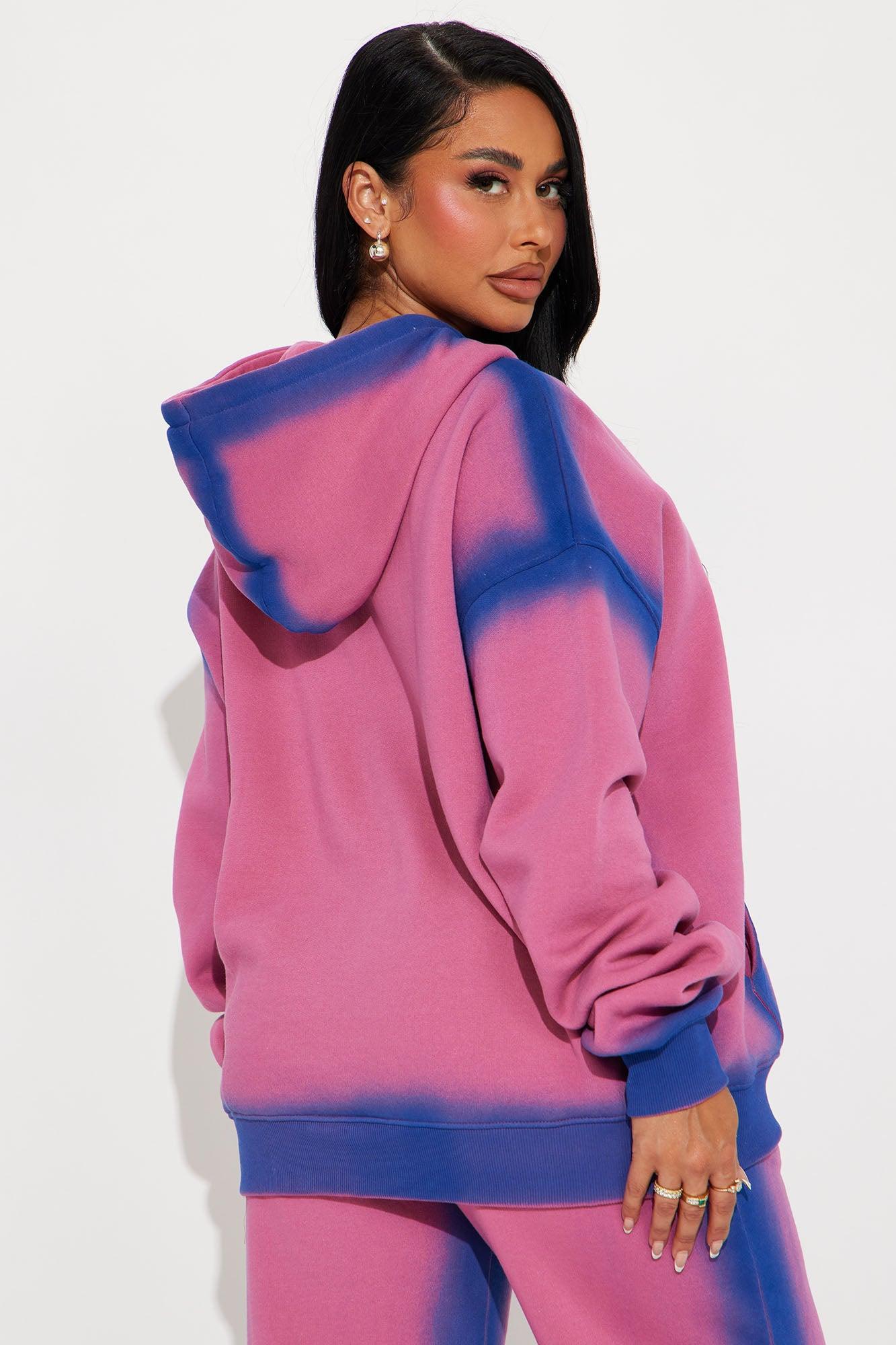 Every Day's A Good Day Washed Hoodie - Purple/combo Product Image
