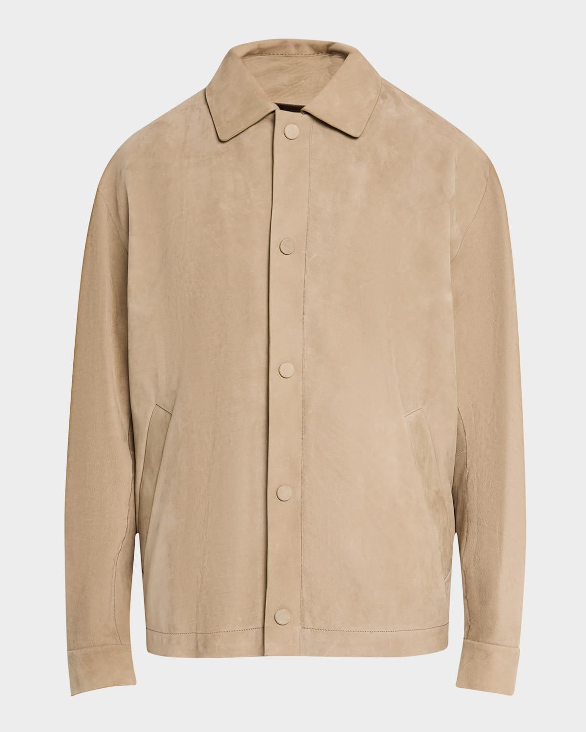 Mens Mochi Suede Jacket Product Image