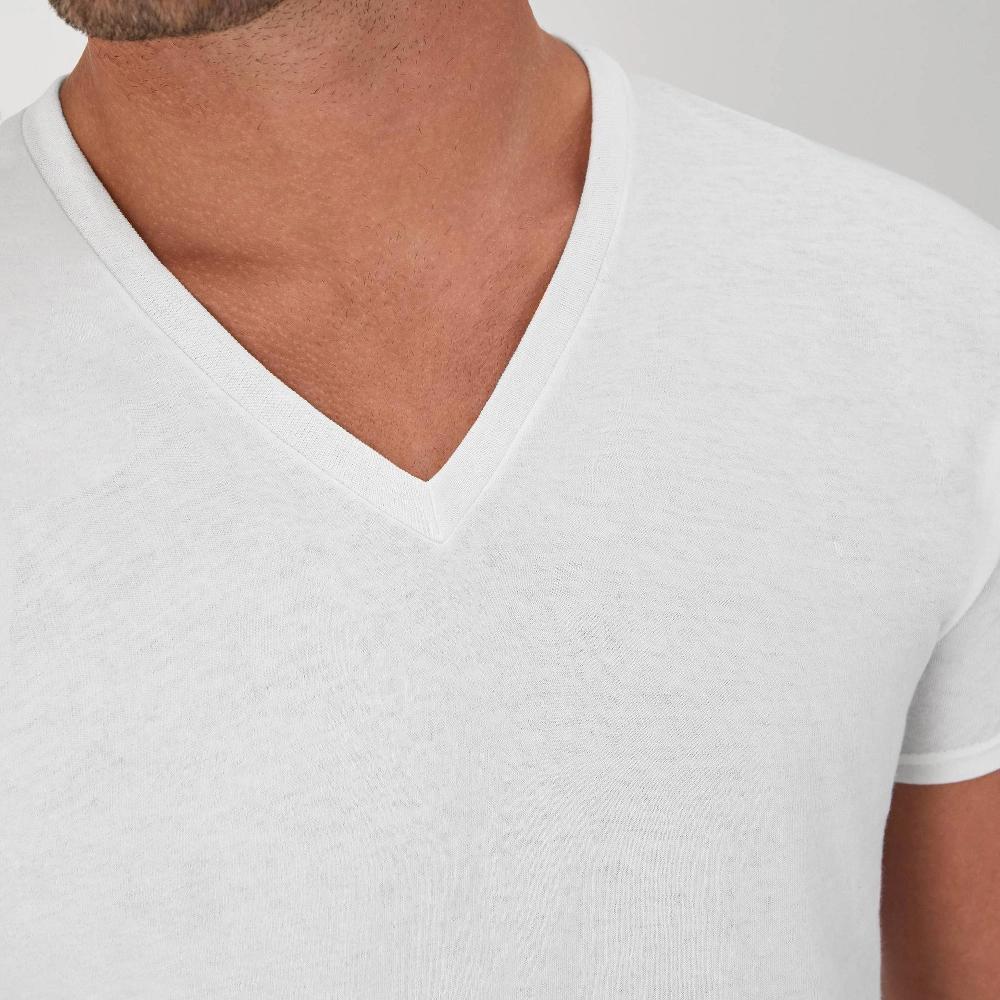 Hanes Mens V Neck Undershirt 10pk S: Tagless, Moisture Wicking, Breathable Cotton Product Image