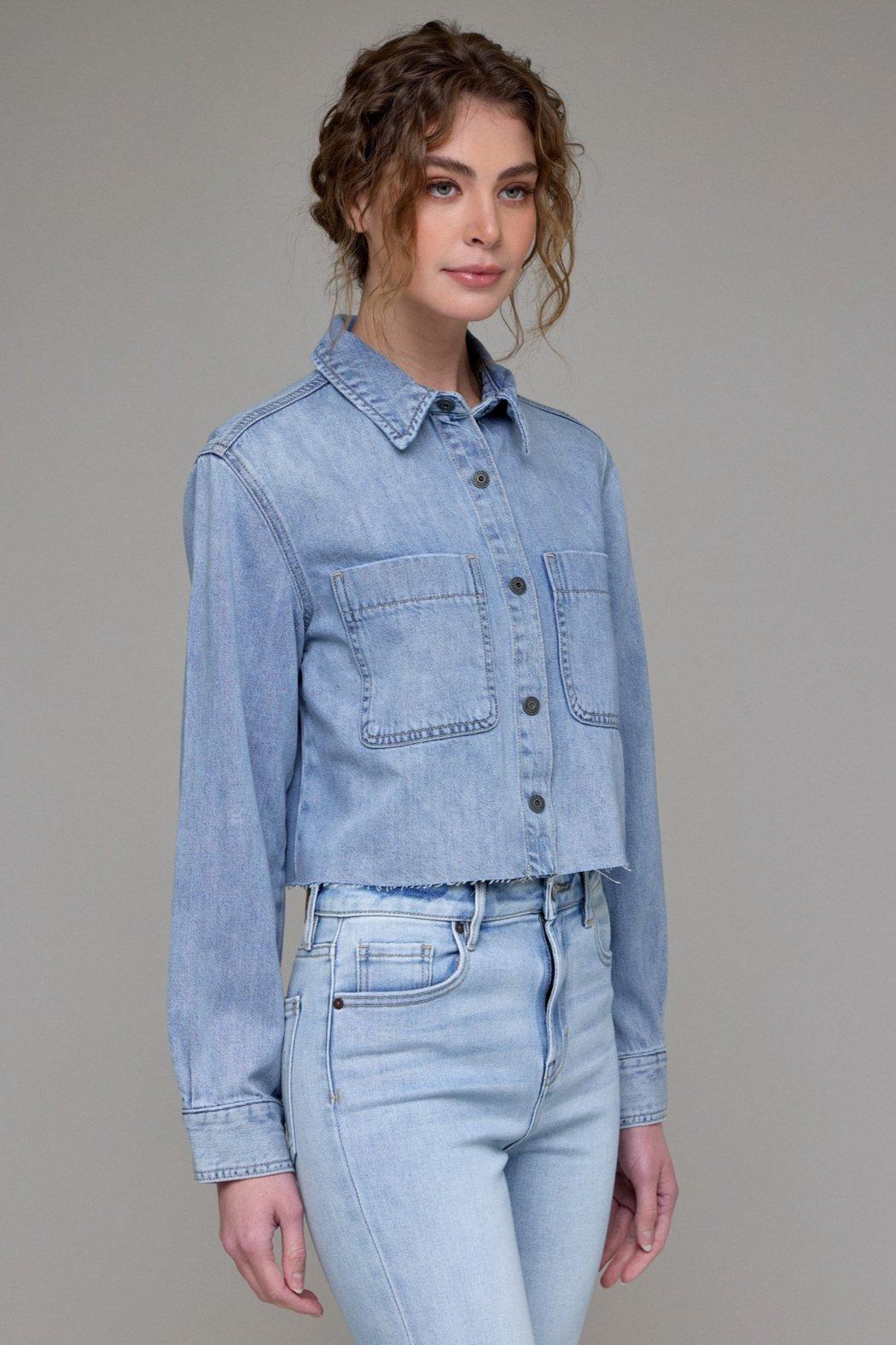 Abbey Cropped Shirt Product Image