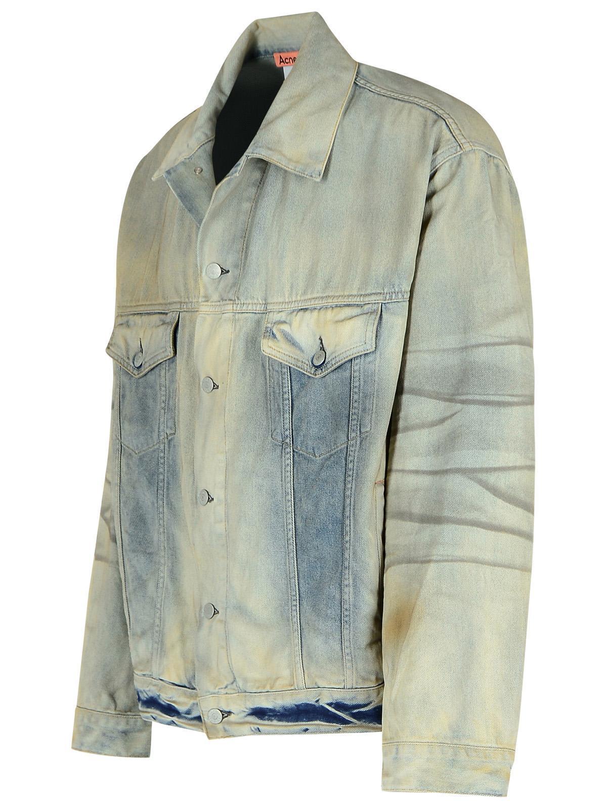 ACNE STUDIOS Light Blue Cotton Jacket Product Image
