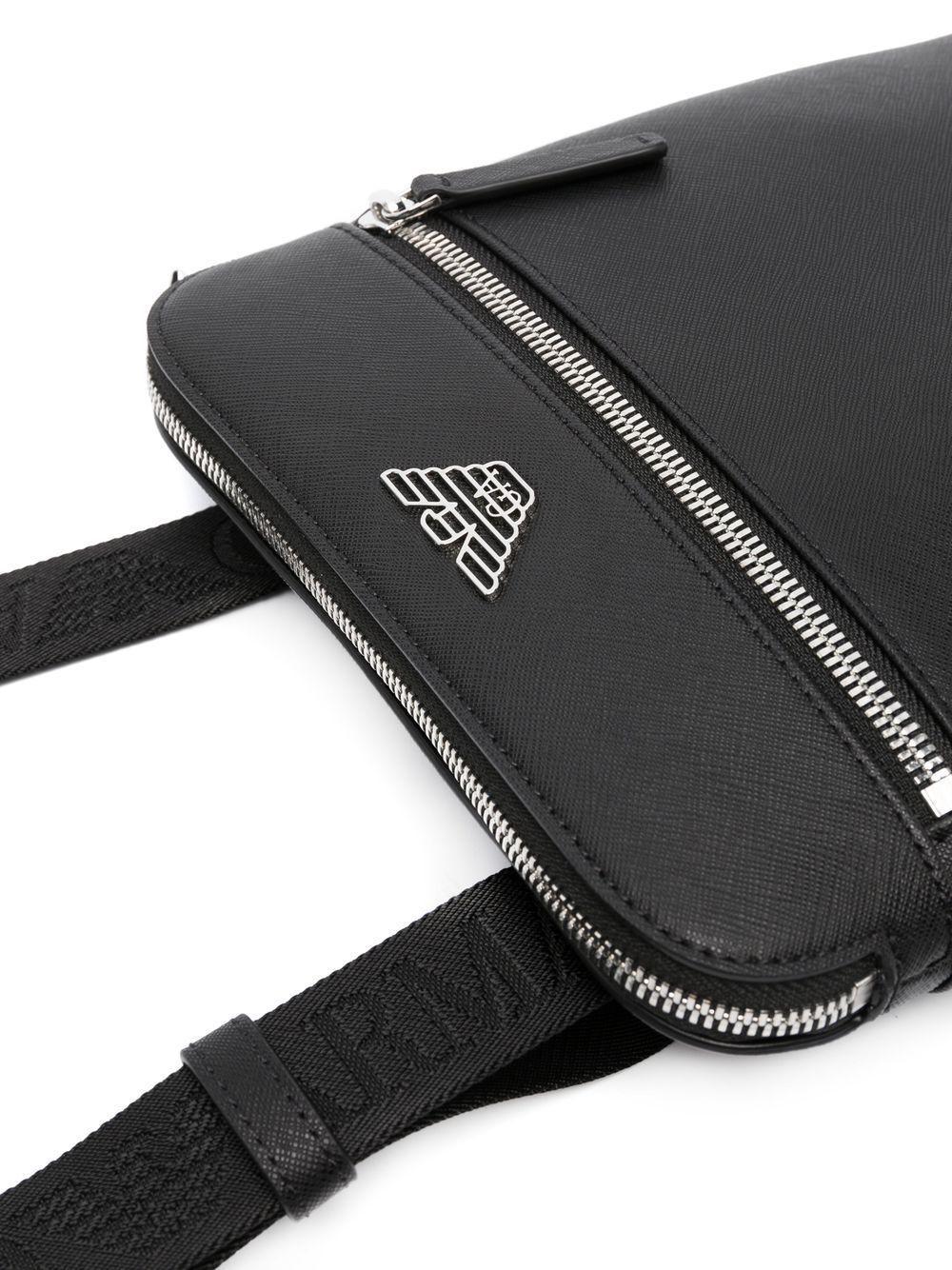small faux-leather messenger bag Product Image