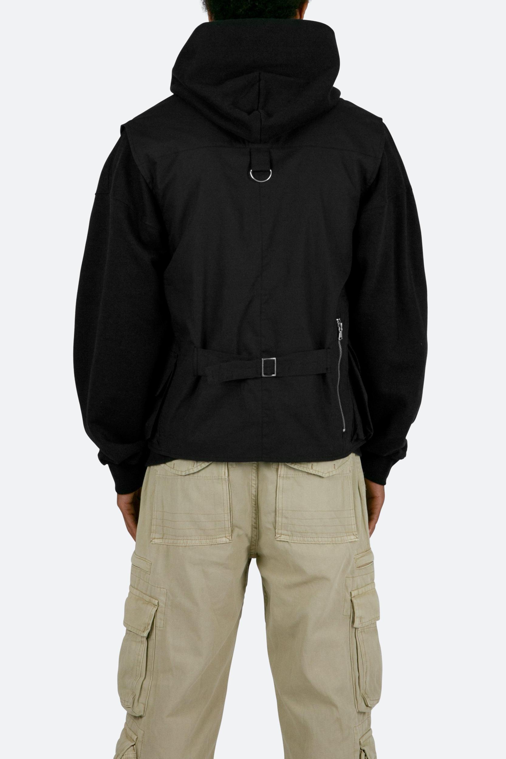 Vintage Cargo Vest - Black Product Image